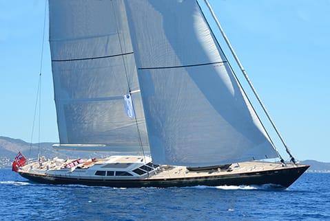 Aboard SCORPIONE a 151ft (46.23m) luxury sailing yacht , built by BALTIC YACHTS in 2006