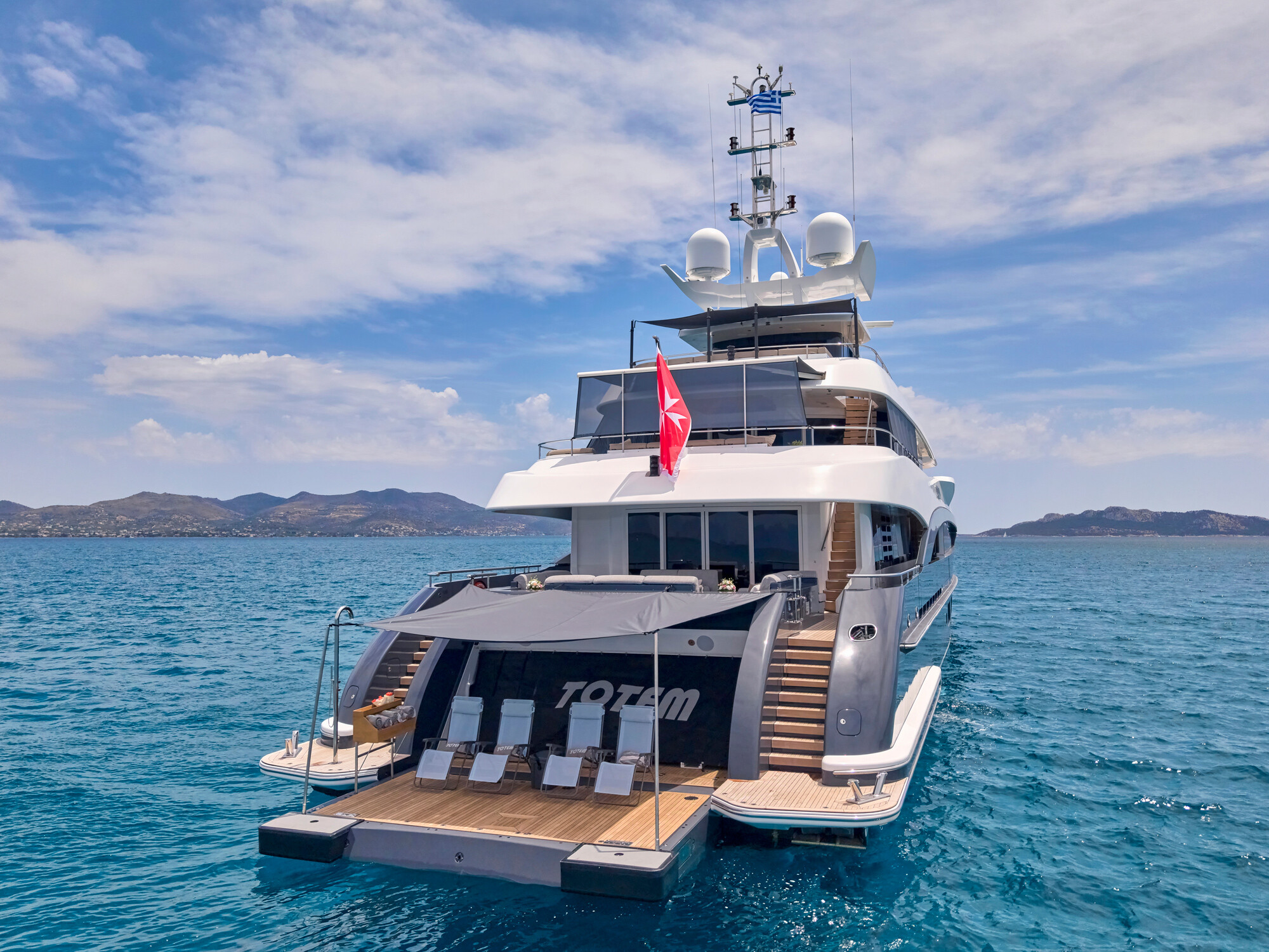 TOTEM motor yacht for Charter by Fraser Yachts, built by HEESEN