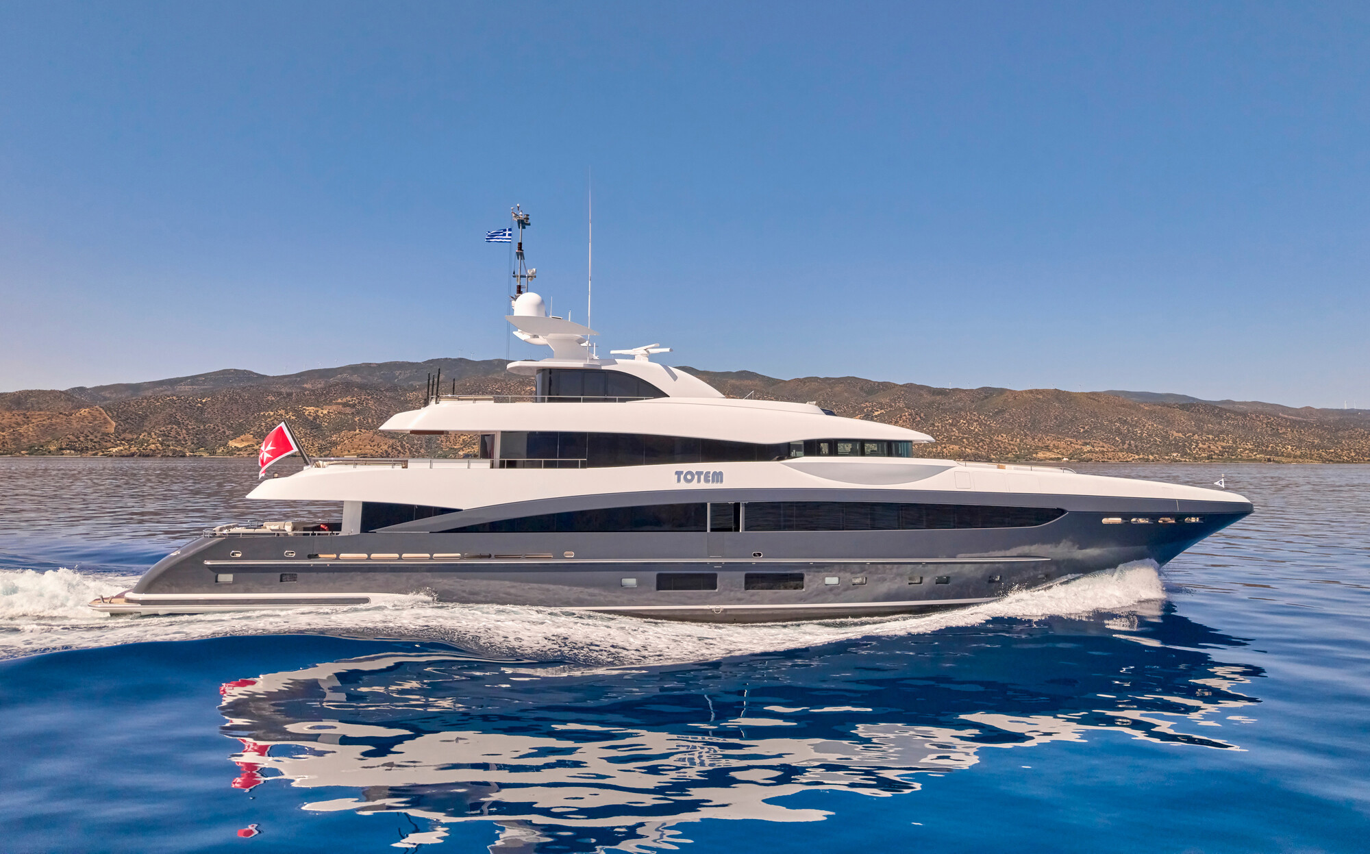 TOTEM motor yacht for Charter by Fraser Yachts, built by HEESEN