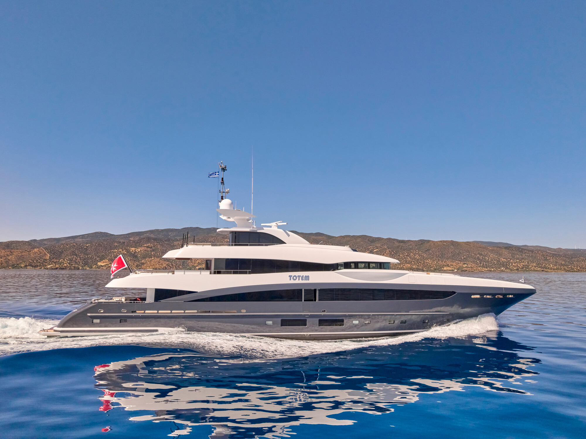 TOTEM motor yacht for Charter by Fraser Yachts, built by HEESEN
