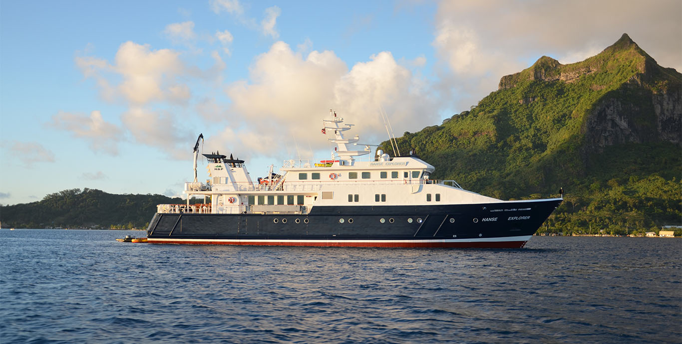 Aboard HANSE EXPLORER a 156ft (47.76m) luxury motor yacht , built by FASSMER in 2006