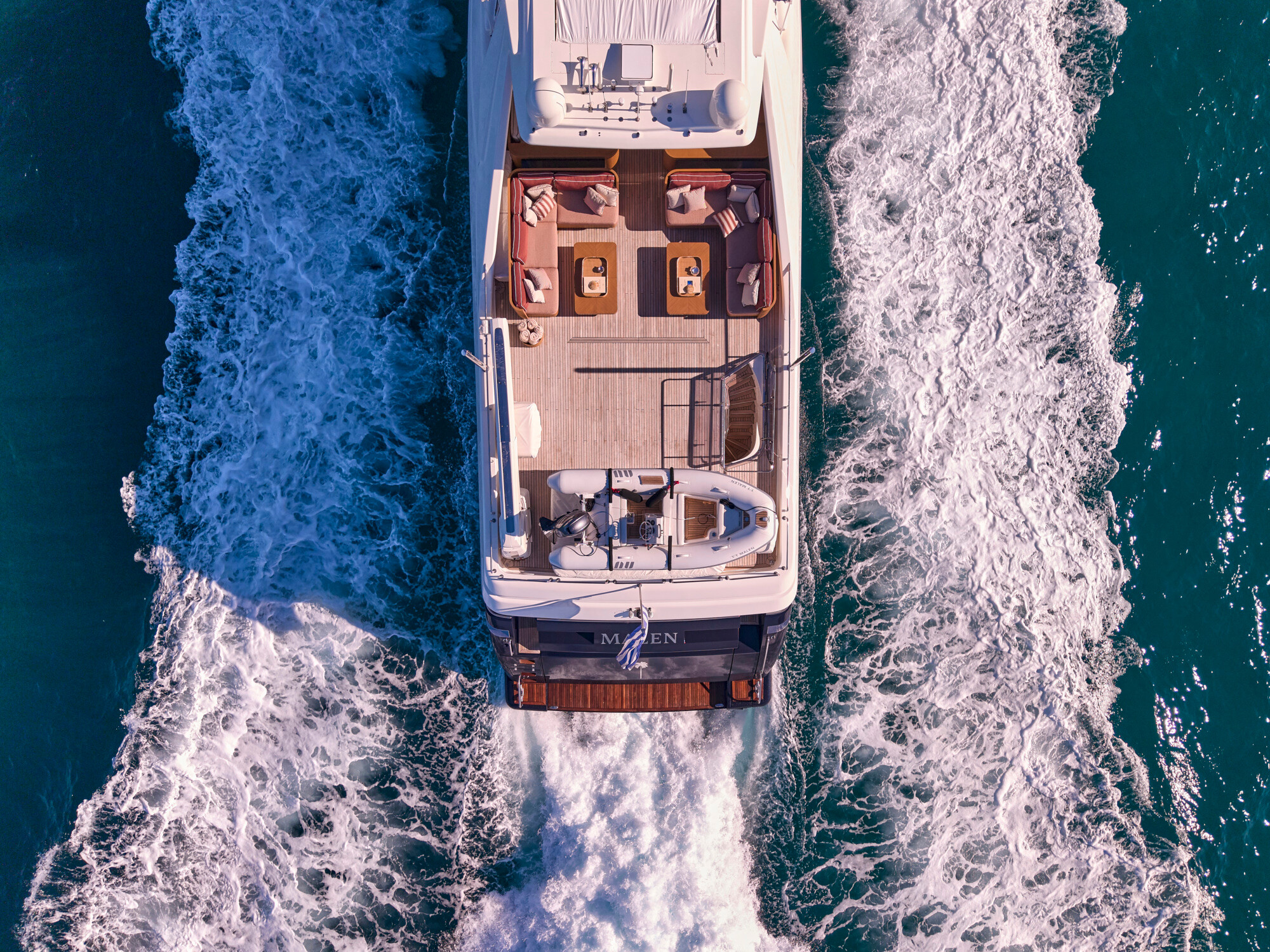 MALEN motor yacht for Charter by Fraser Yachts, built by FERRETTI CUSTOM LINE