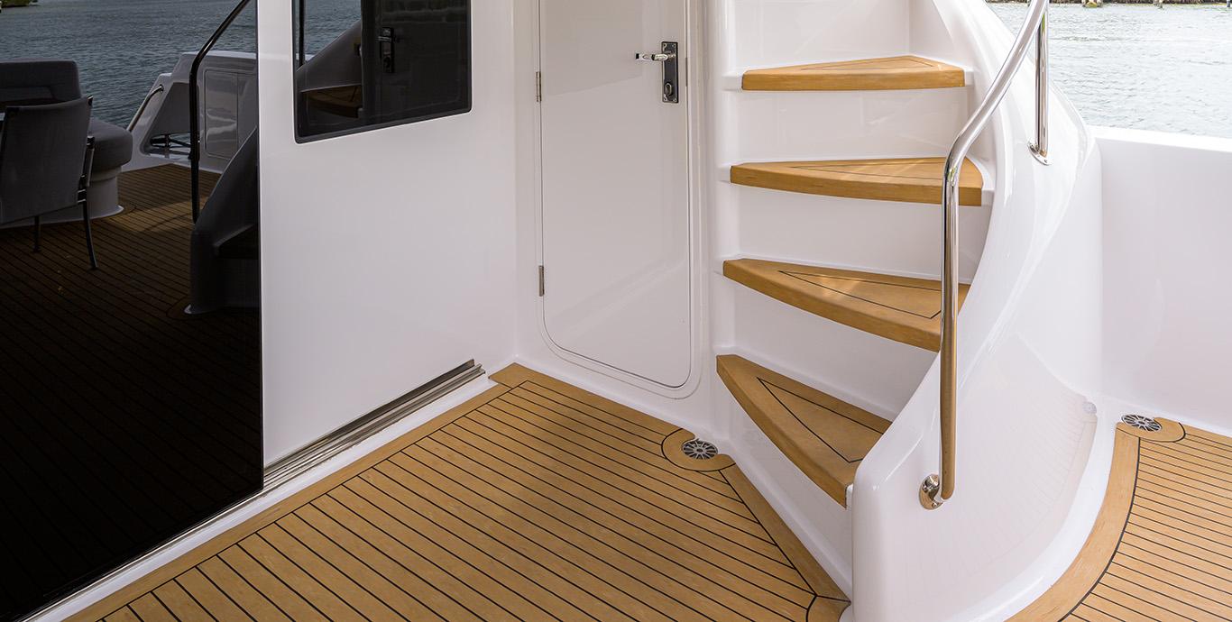 Aboard ODYSSEY a 103ft (31.39m) luxury motor yacht , built by WEST BAY SONSHIP in 1999