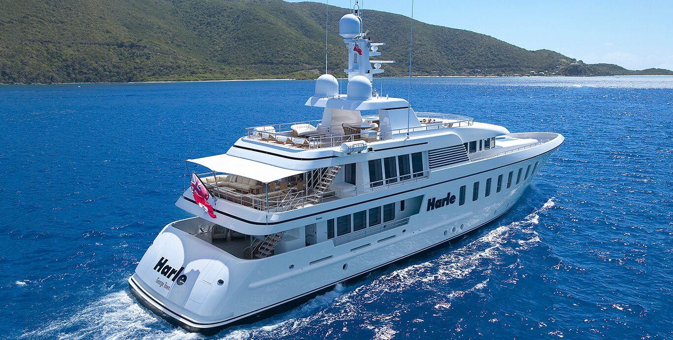 Aboard HARLE a 147ft (45m) luxury motor yacht , built by FEADSHIP in 2007