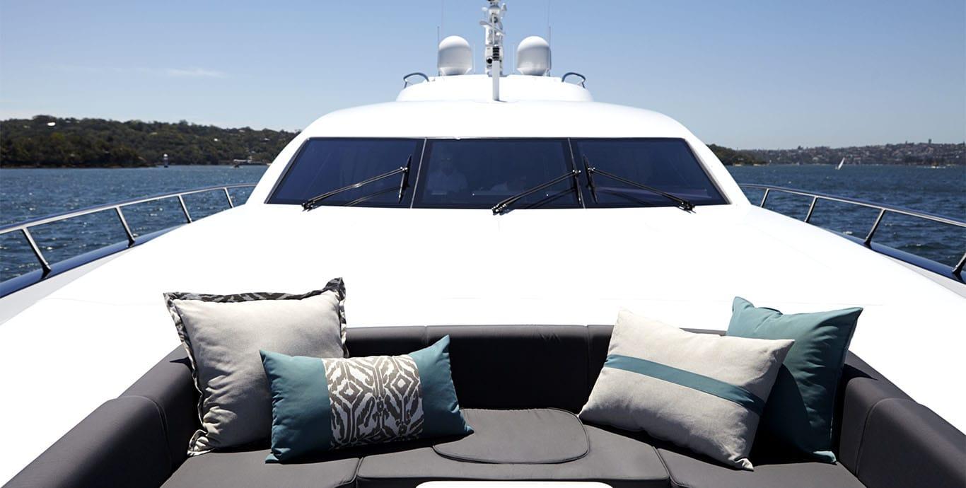 Aboard QUANTUM a 120ft (36.58m) luxury motor yacht , built by WARREN YACHTS in 2009