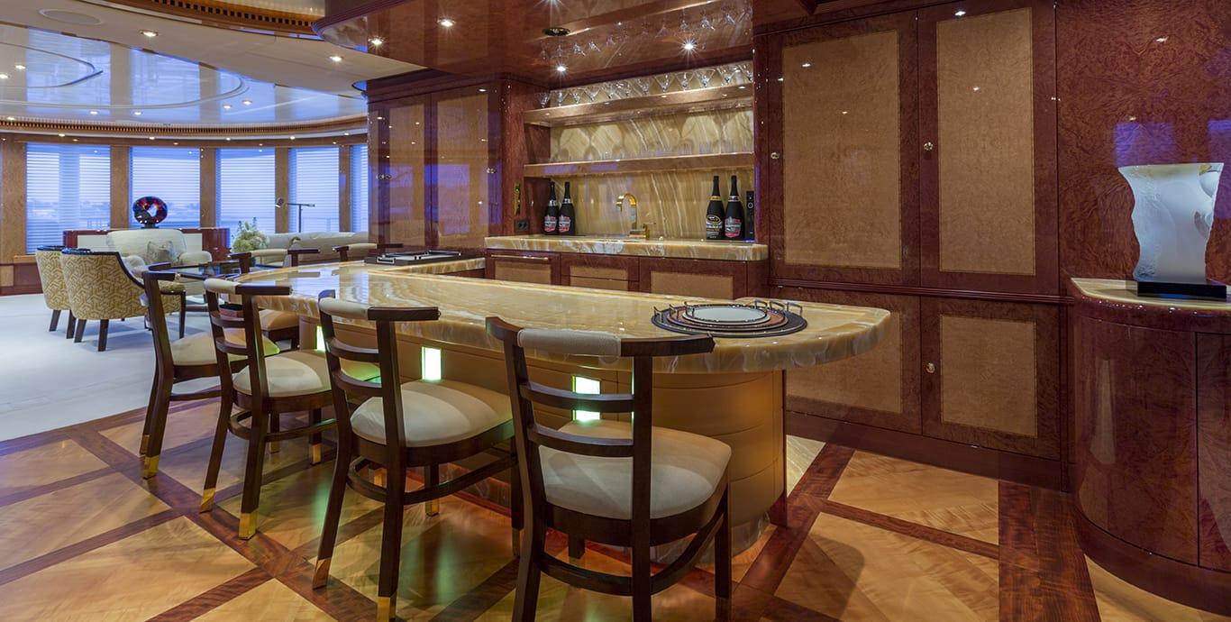 Aboard C STAR a 196ft (59.99m) luxury motor yacht , built by LüRSSEN in 2006