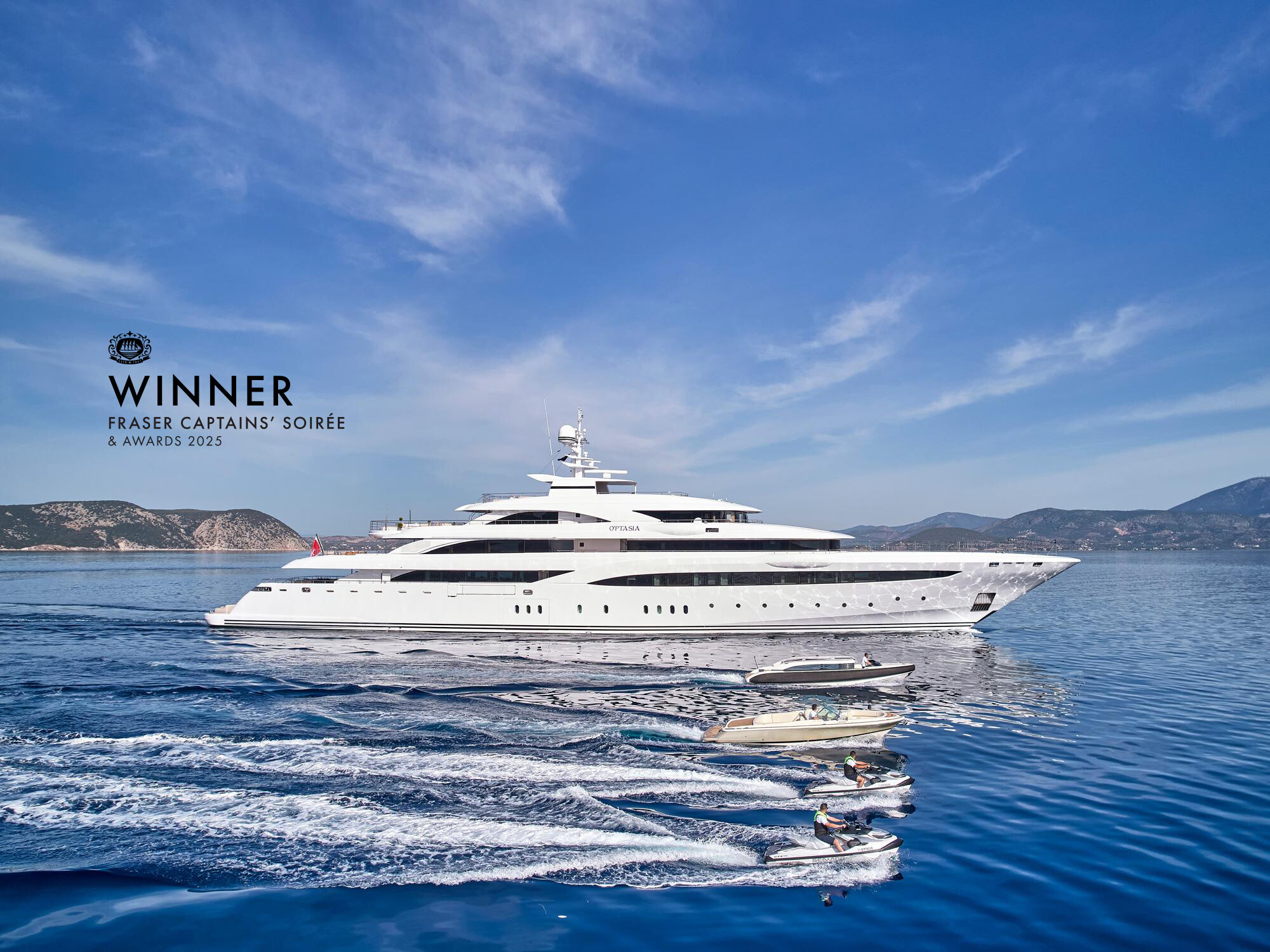 O'PTASIA motor yacht for Sale & Charter by Fraser Yachts, built by GOLDEN YACHTS