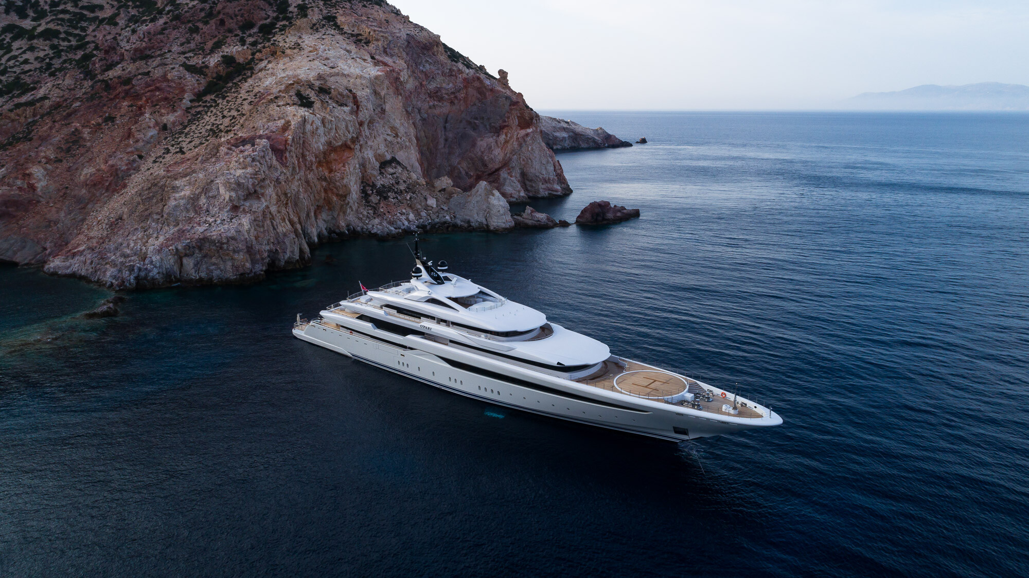 Aboard O'PARI a 312ft (95.1m) luxury motor yacht for Charter available with Fraser Yachts, built by GOLDEN YACHTS in 2020