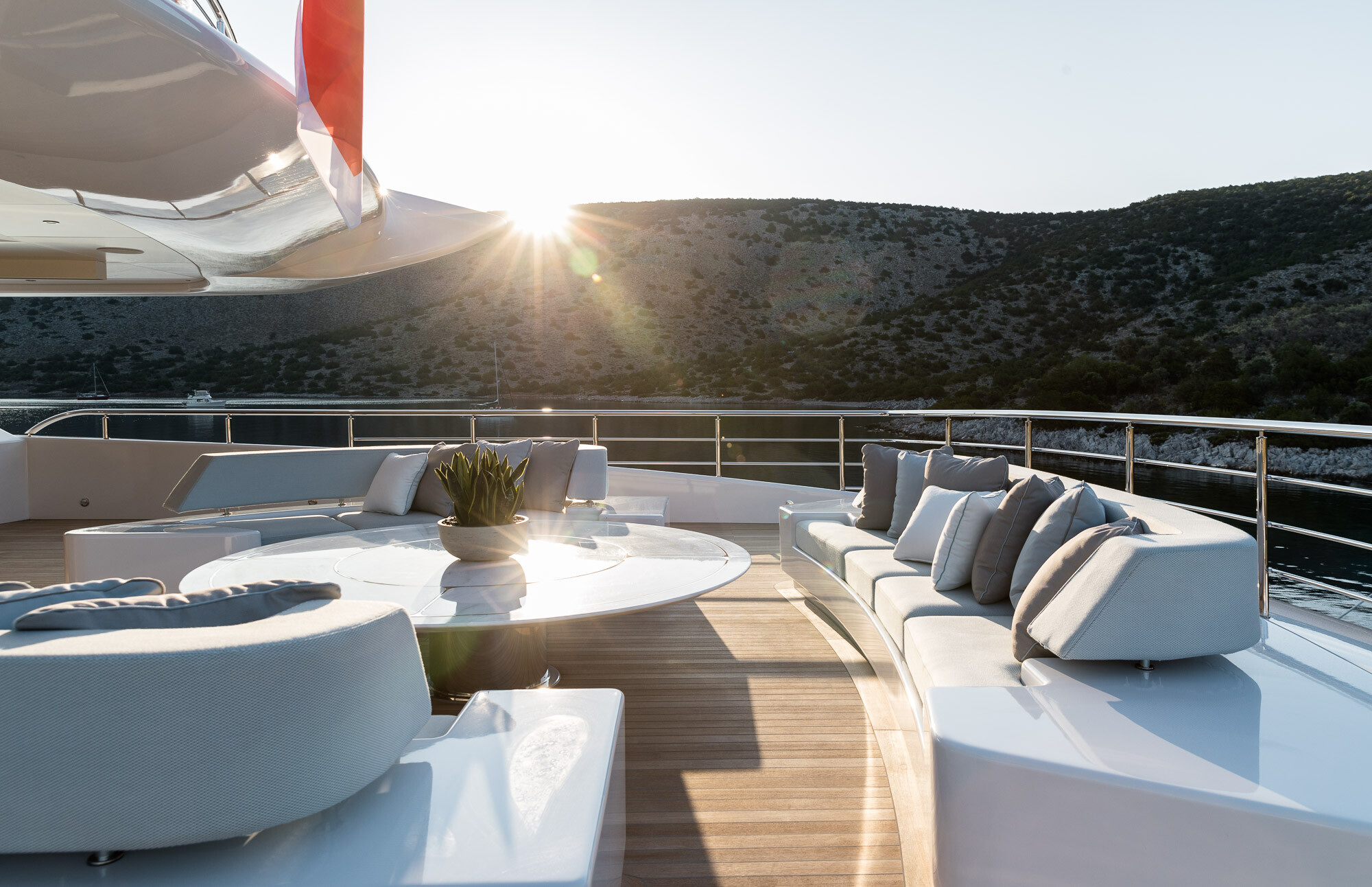 Aboard O'PARI a 312ft (95.1m) luxury motor yacht for Charter available with Fraser Yachts, built by GOLDEN YACHTS in 2020
