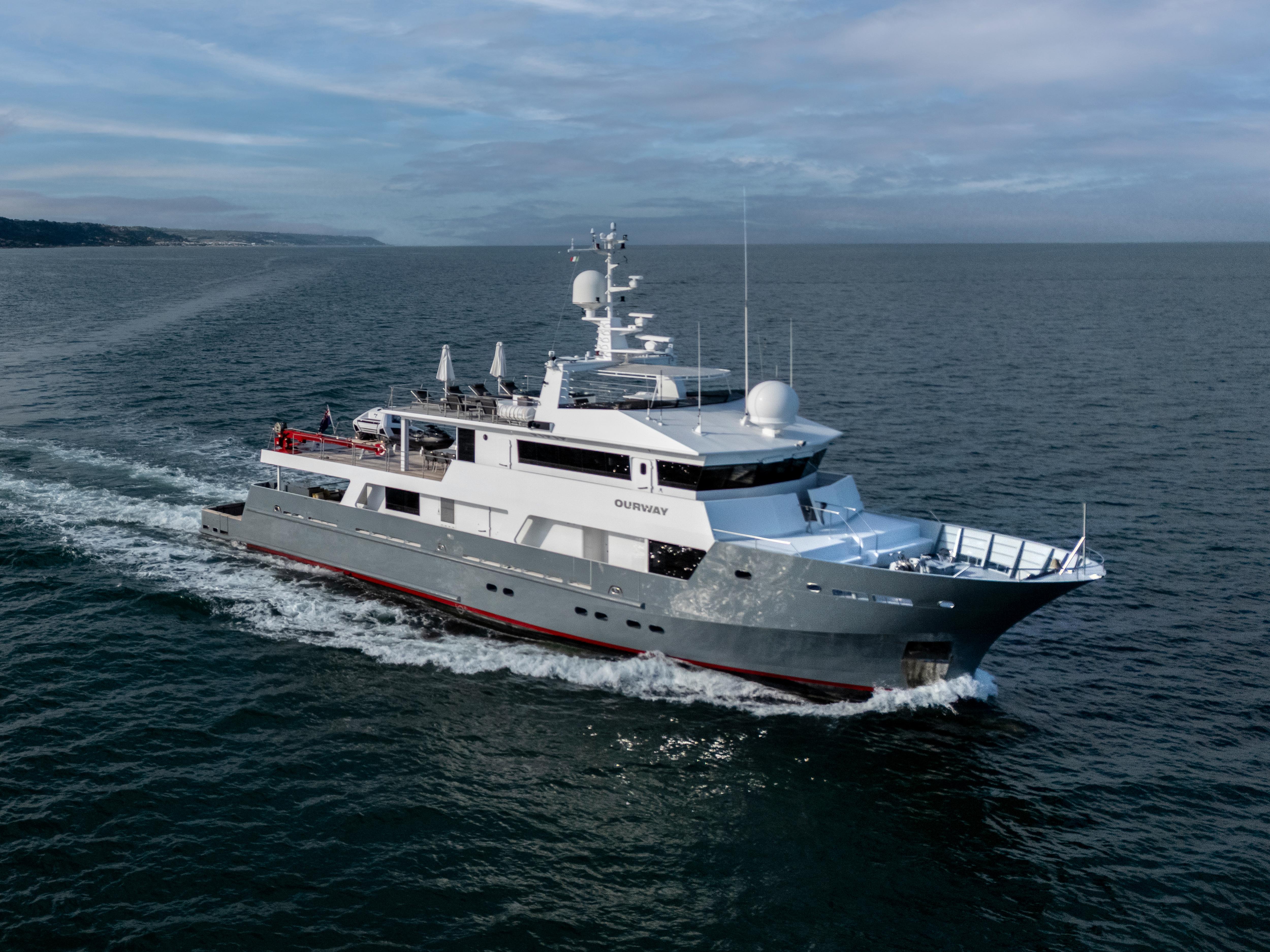 OURWAY motor yacht for Sale & Charter by Fraser Yachts, built by TENIX DEFENCE 