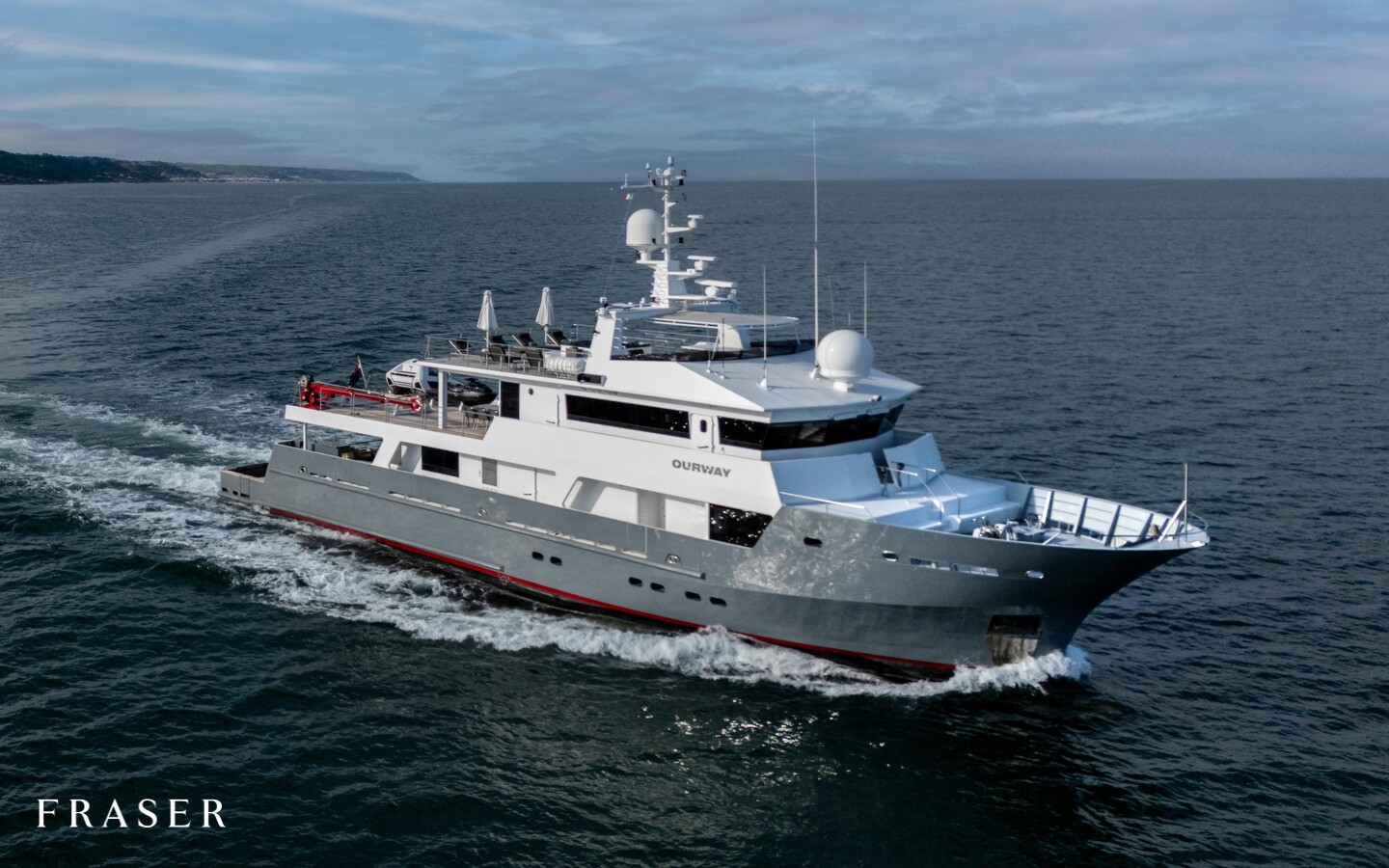 OURWAY motor yacht for Sale & Charter by Fraser Yachts, built by TENIX DEFENCE
