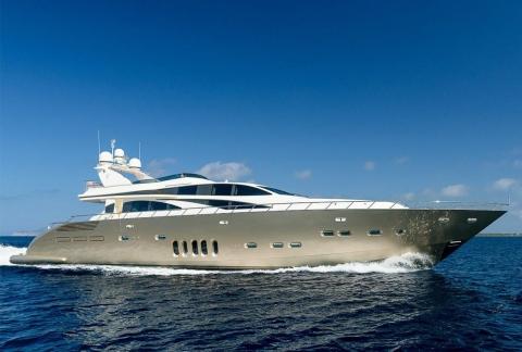 Aboard LOVE BOAT a 105ft (32.2m) luxury motor yacht , built by ITALYACHTS in 2006