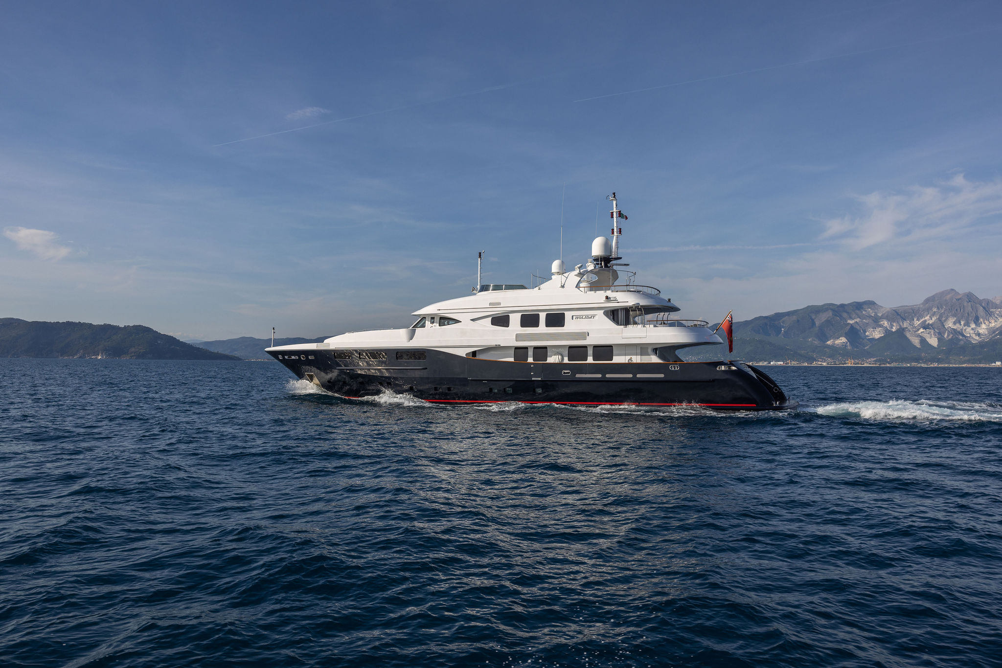 Aboard HOLIDAY a 139ft (42.45m) luxury motor yacht for Charter available with Fraser Yachts, built by MAIORA in 2005