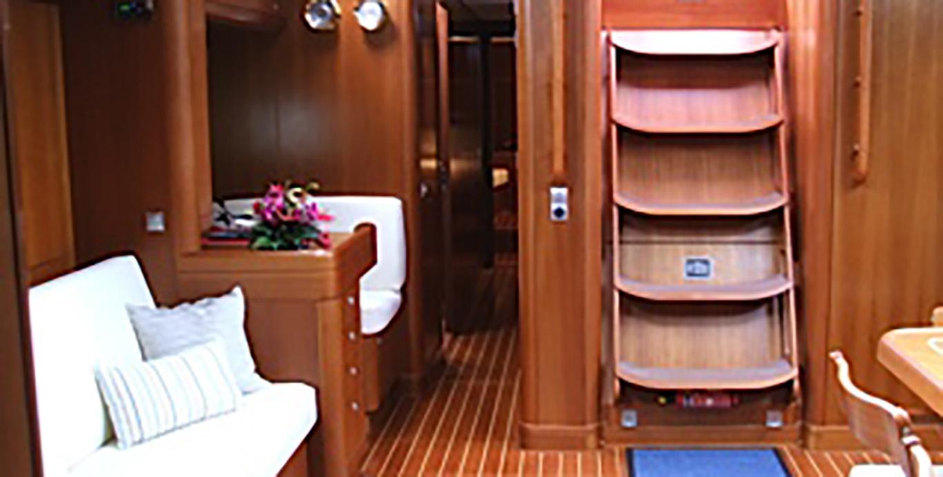 Aboard LOTA a 76ft (23.3m) luxury sailing yacht , built by NAUTOR’S SWAN in 2007