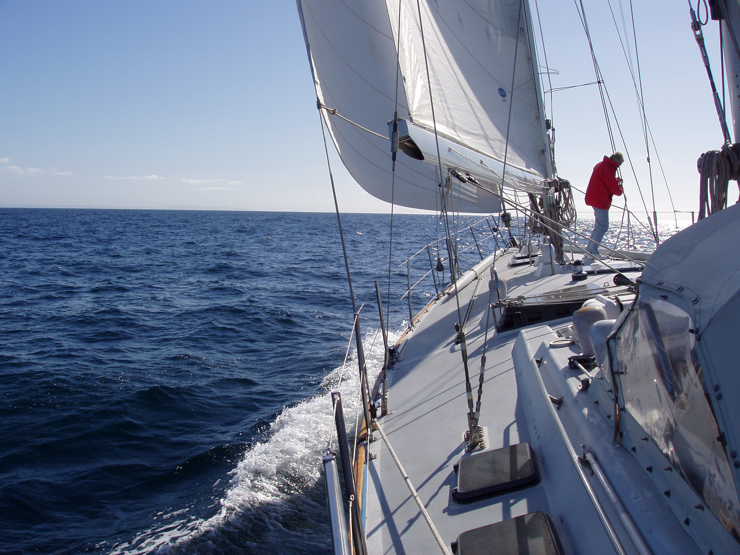 Aboard LOCURA a 72ft (21.95m) luxury sailing yacht , built by DENCHO in 1985