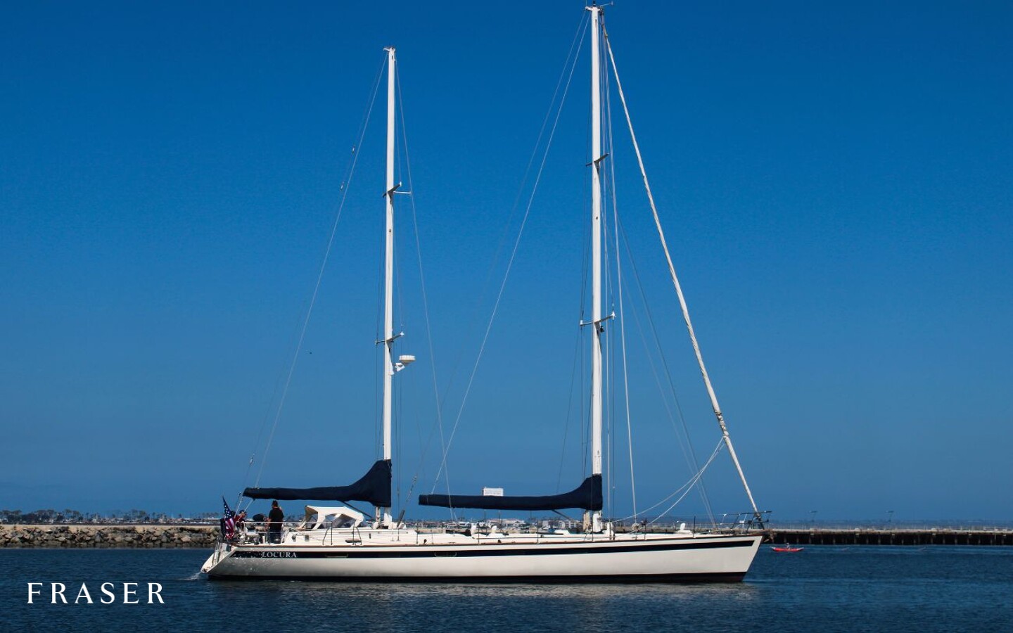 Aboard LOCURA a 72ft (21.95m) luxury sailing yacht , built by DENCHO in 1985