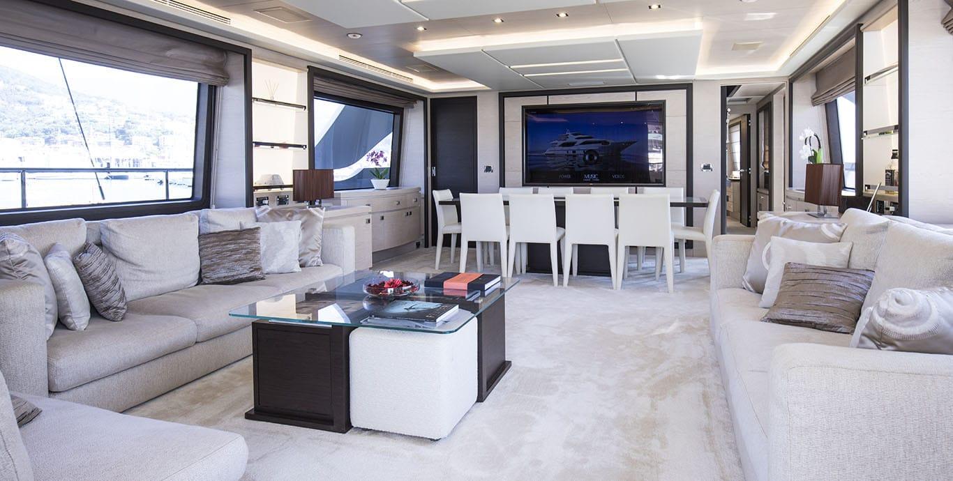 Aboard HORIZON a 92ft (28.32m) luxury motor yacht , built by BENETTI in 2016