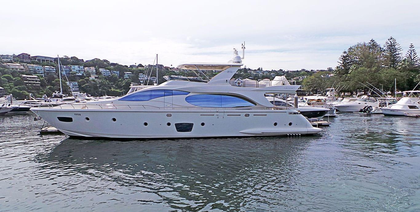 Aboard DIVA a 85ft (25.91m) luxury motor yacht , built by AZIMUT in 2009