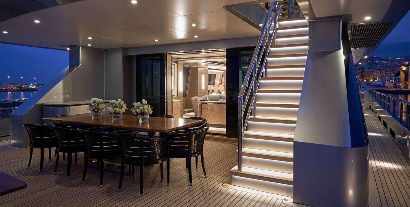 Aboard LADY VICTORIA a 152ft (46.58m) luxury motor yacht , built by FEADSHIP in 2015