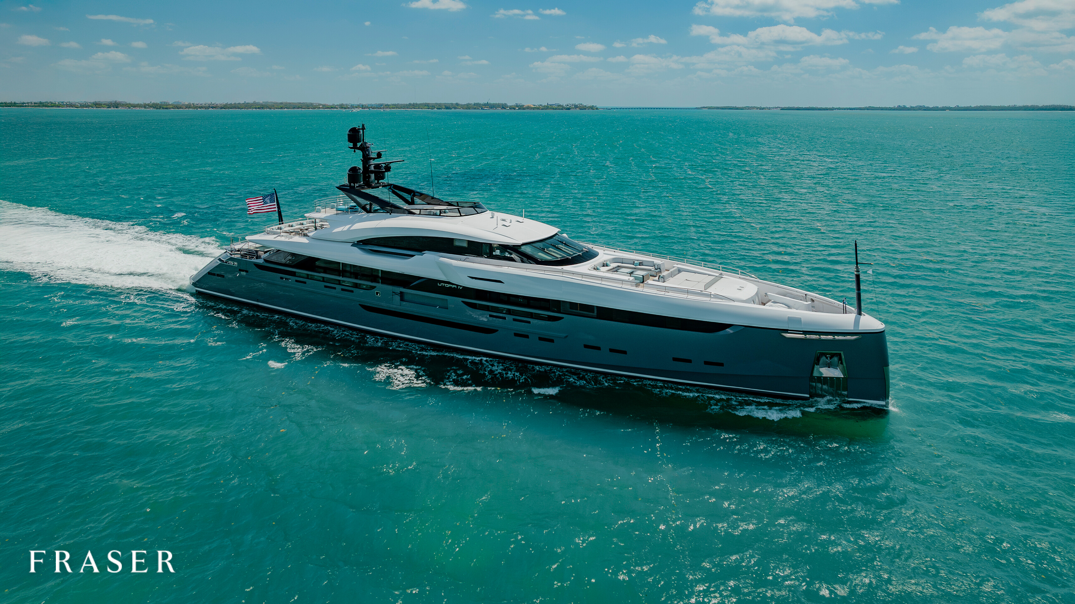 UTOPIA IV motor yacht for Sale & Charter by Fraser Yachts, built by ROSSINAVI