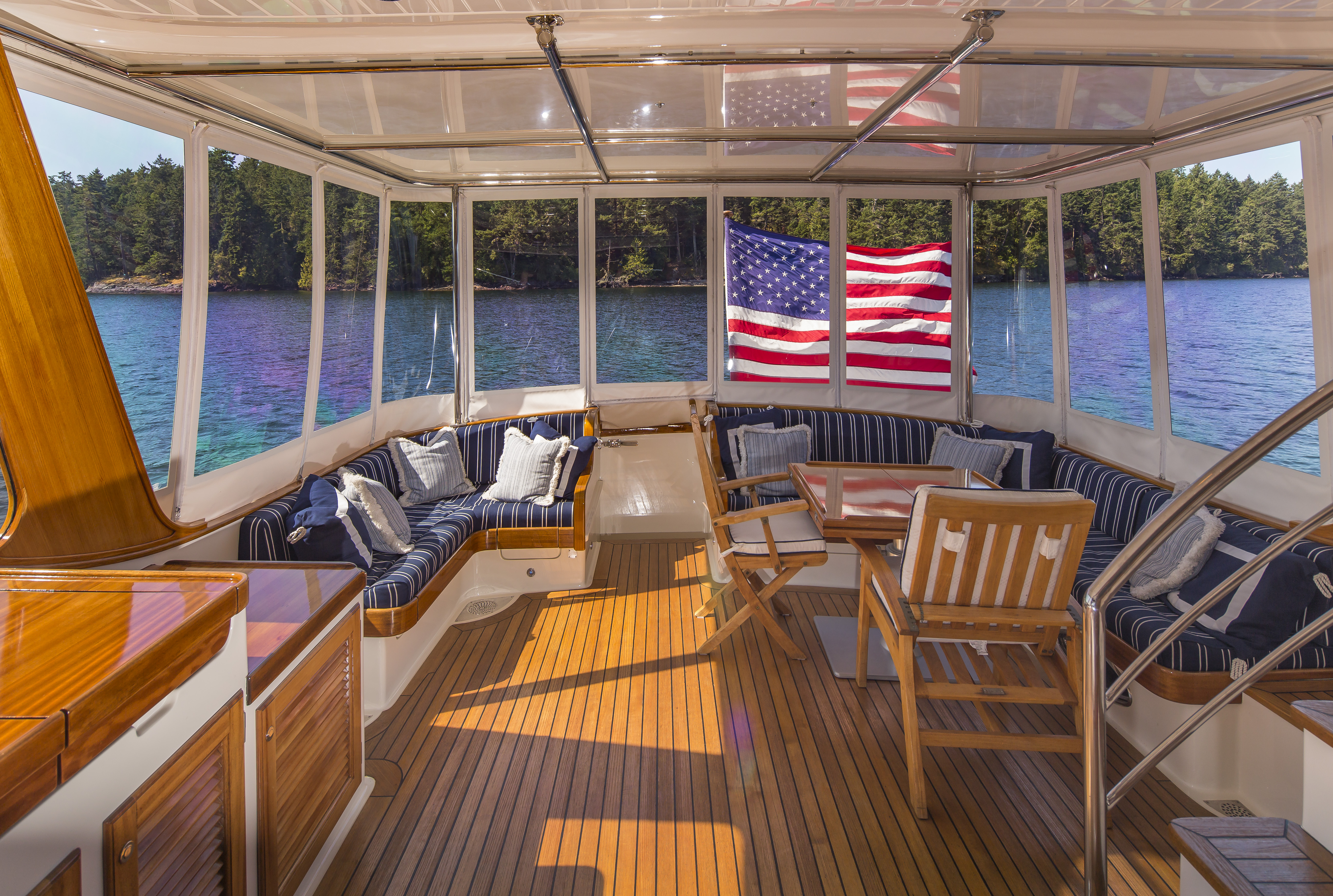 Aboard REVELRY a 67ft (20.42m) luxury motor yacht , built by VICEM YACHTS in 2006