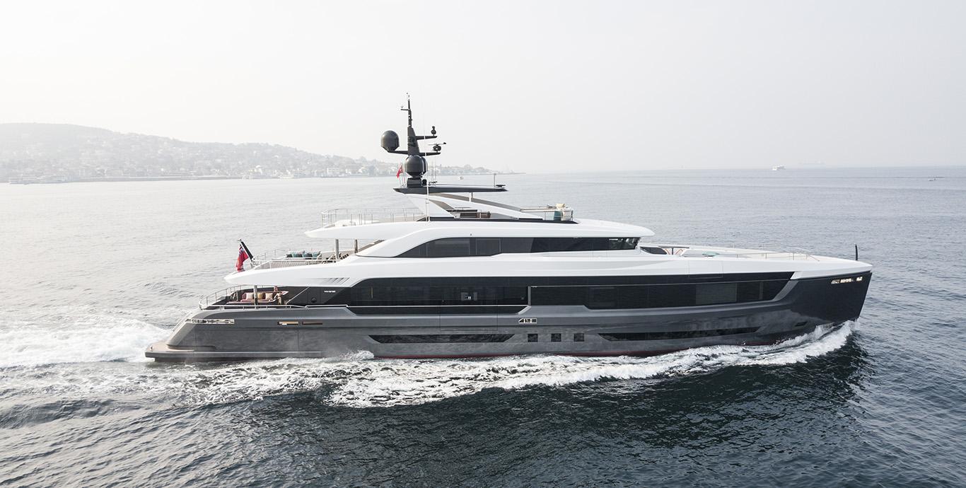 Aboard TATIANA V a 143ft (43.69m) luxury motor yacht , built by MENGI YAY in 2019