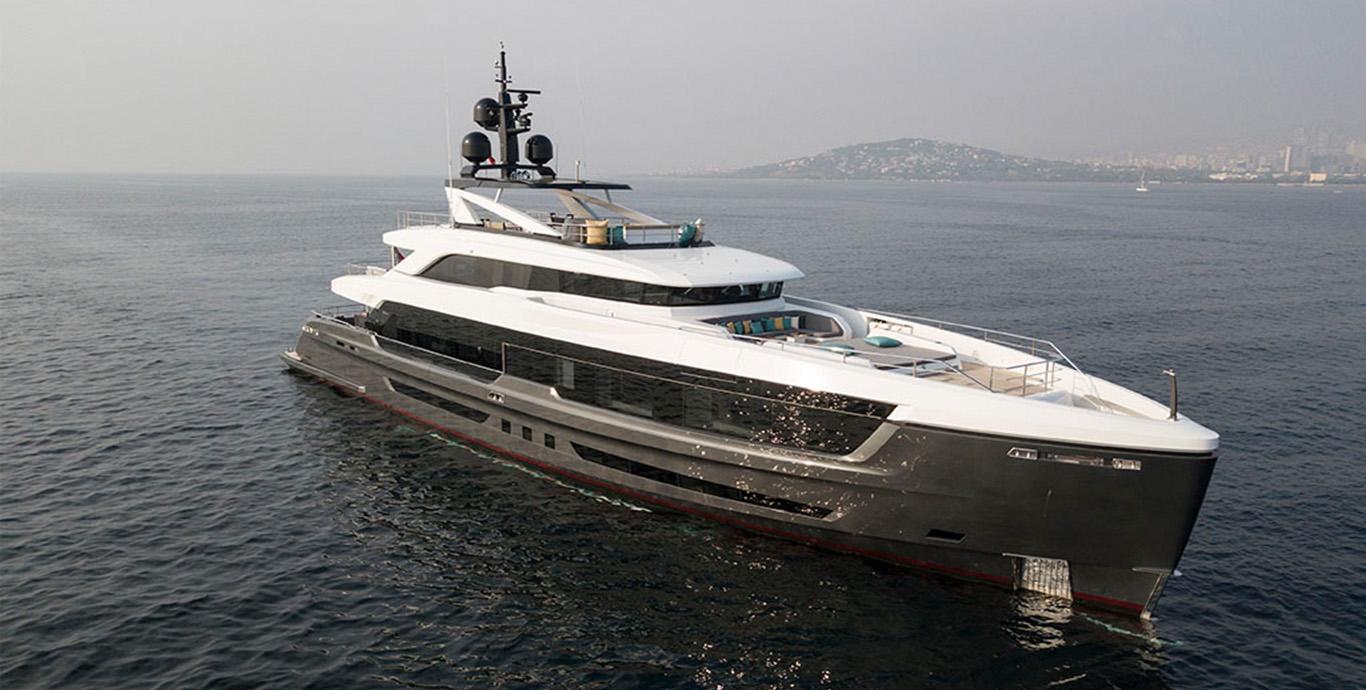 Aboard TATIANA V a 143ft (43.69m) luxury motor yacht , built by MENGI YAY in 2019