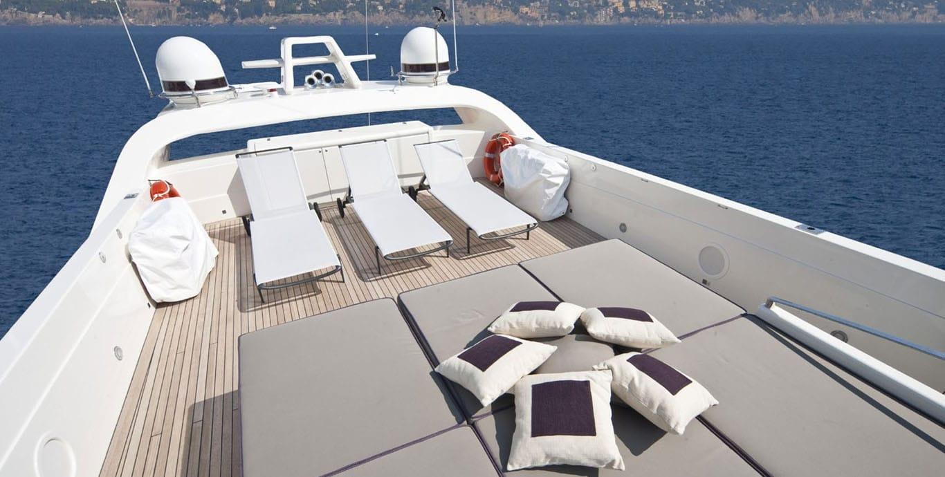 Aboard TOBY a 101ft (31m) luxury motor yacht , built by CERRI CANTIERI NAVALI in 2009