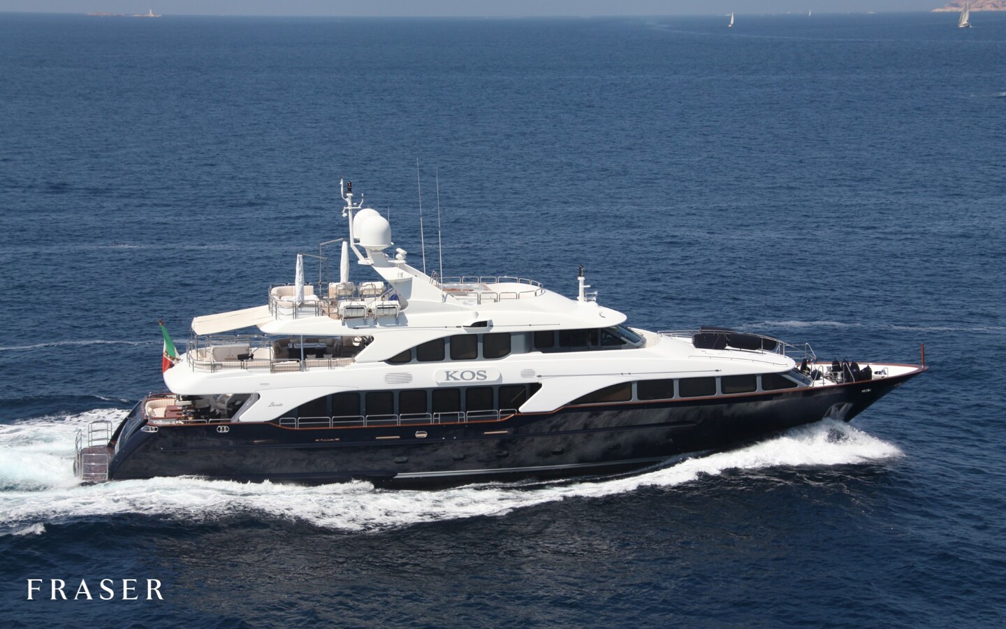 KOS motor yacht for Sale by Fraser Yachts, built by BENETTI