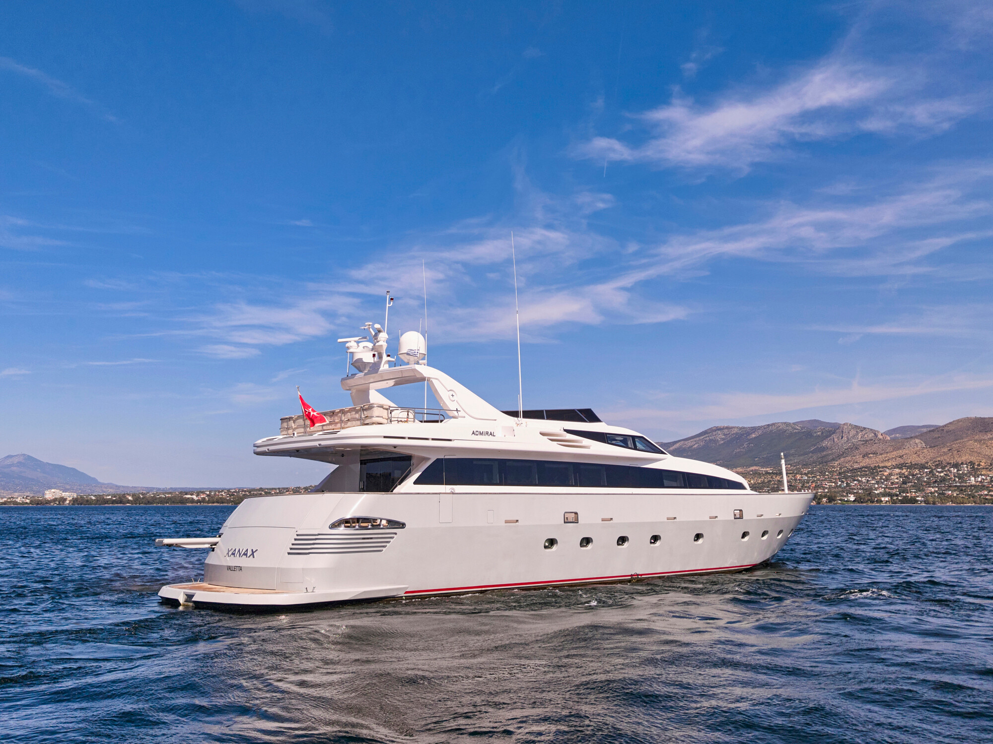 XANAX motor yacht for Sale & Charter by Fraser Yachts, built by ADMIRAL YACHTS