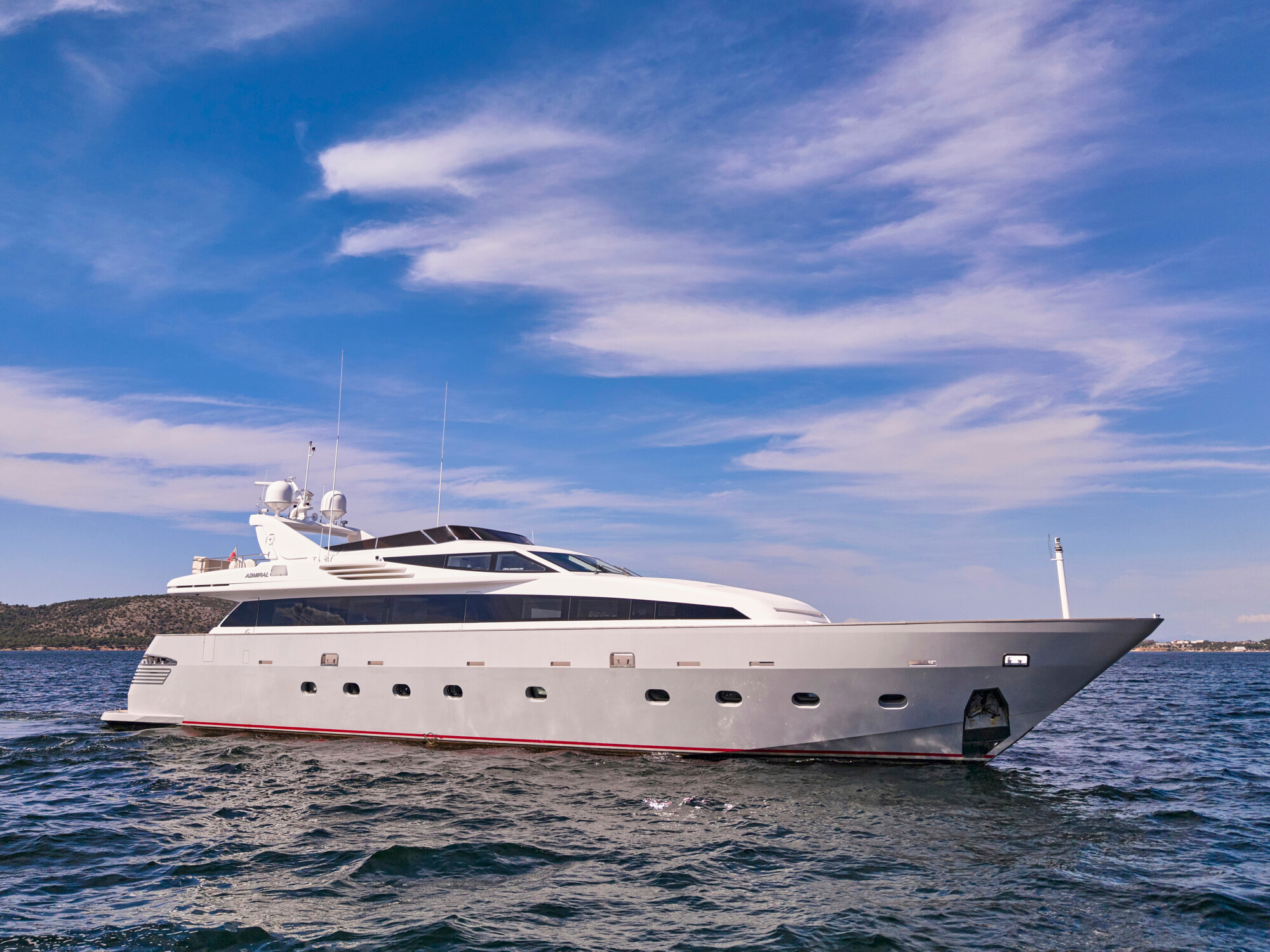 XANAX motor yacht for Sale & Charter by Fraser Yachts, built by ADMIRAL YACHTS