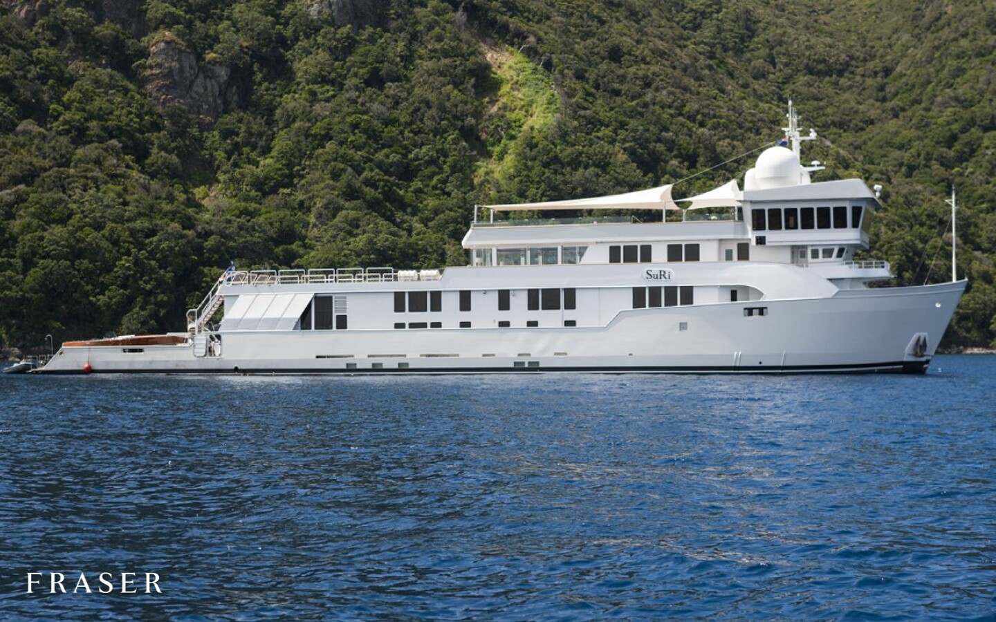 Aboard SURI a 208ft (63.39m) luxury motor yacht , built by HALTER MARINE in 1978