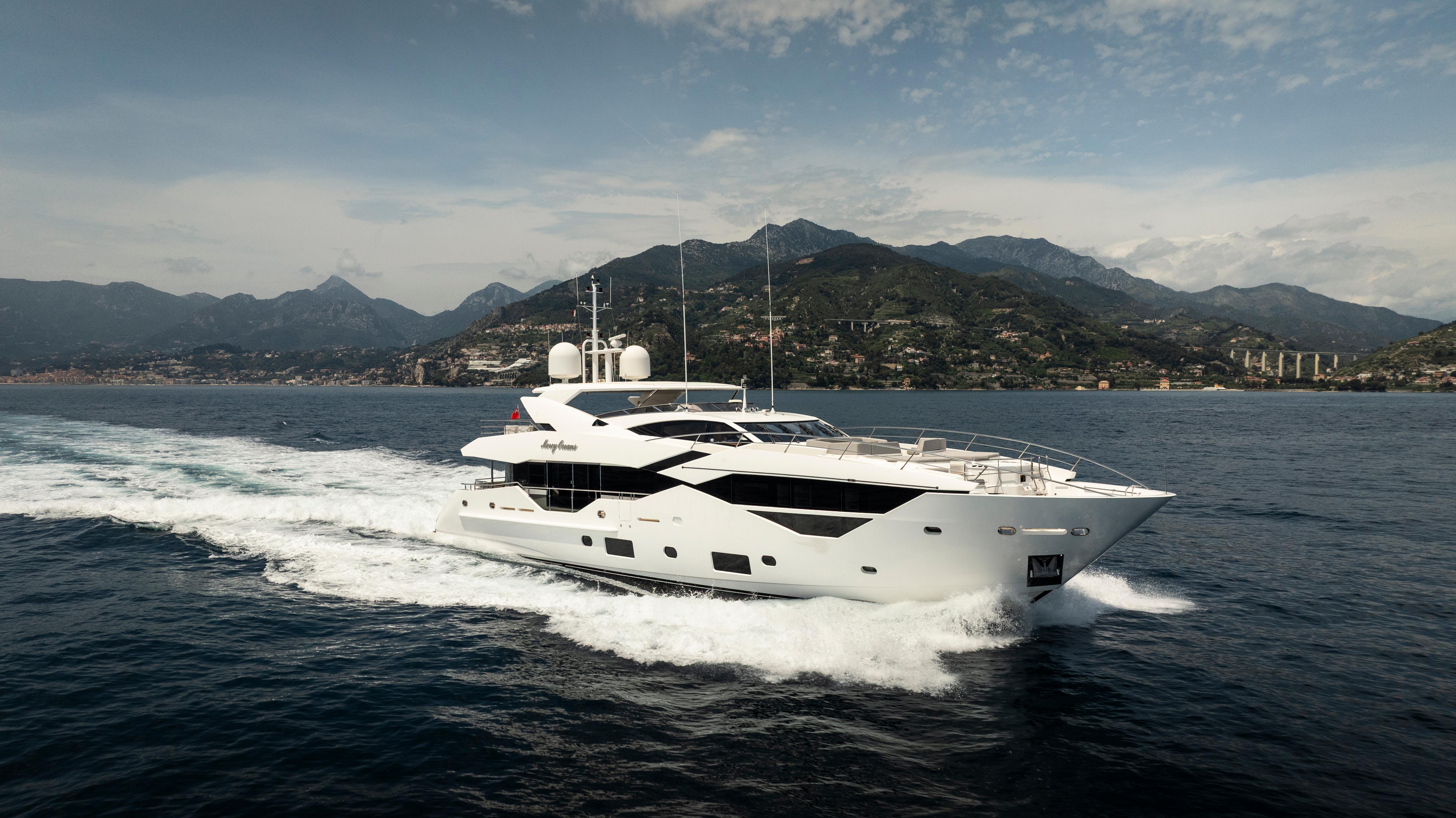 MERCY OCEANS motor yacht for Sale by Fraser Yachts, built by SUNSEEKER