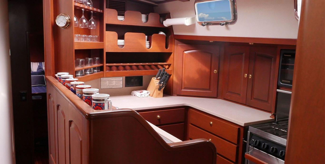 Aboard TANGO a 69ft (21.03m) luxury sailing yacht , built by PHILBROOKS in 1999