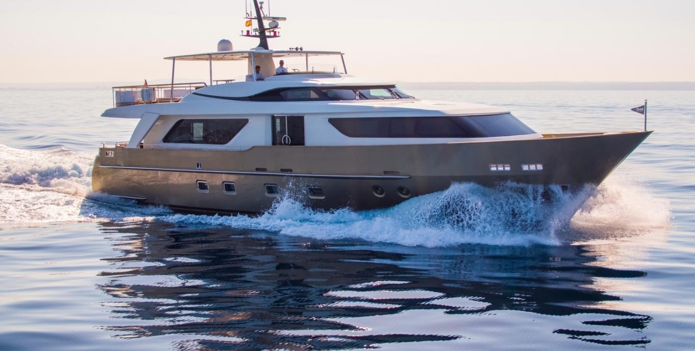 Aboard MAI a 90ft (27.6m) luxury motor yacht , built by SANLORENZO in 2010