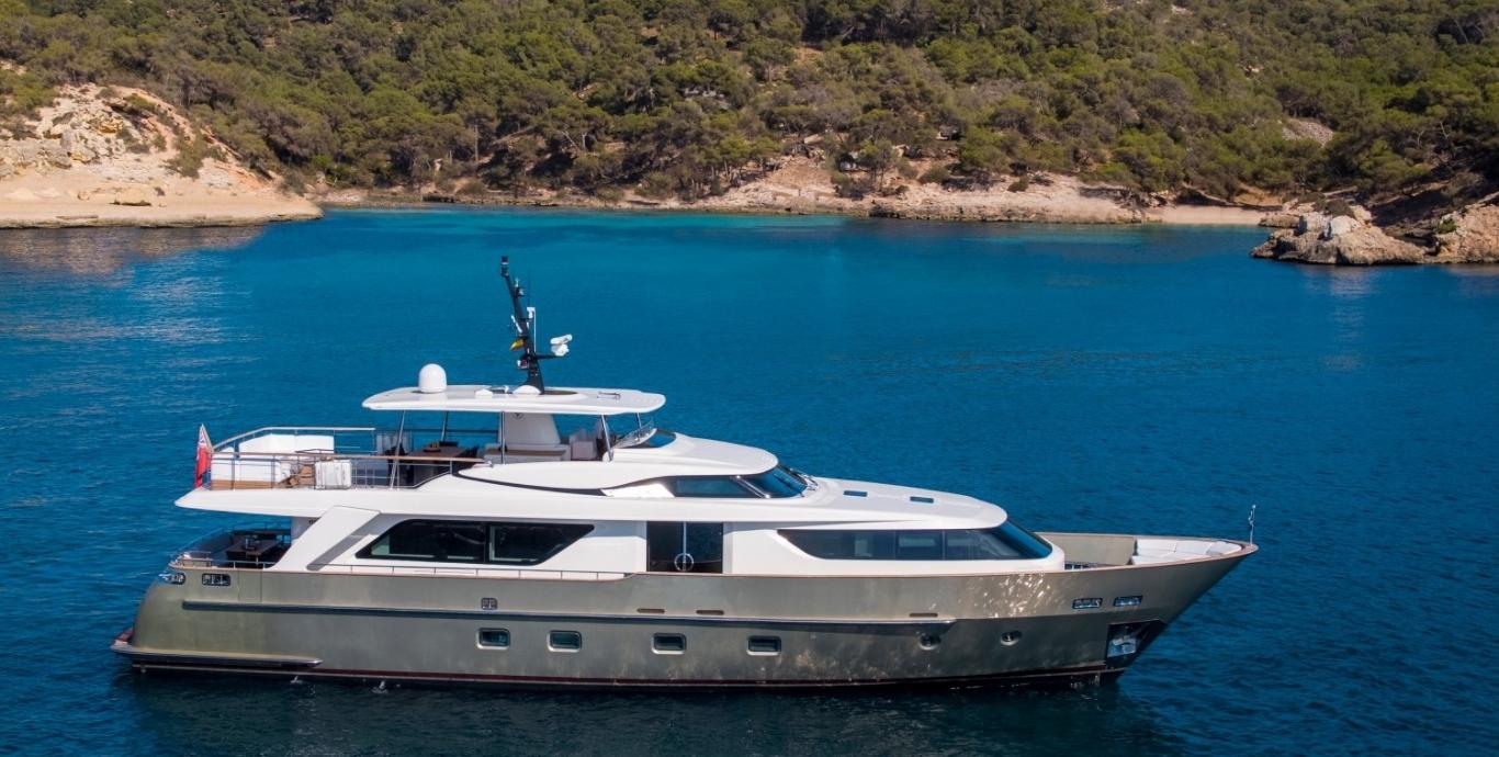 Aboard MAI a 90ft (27.6m) luxury motor yacht , built by SANLORENZO in 2010