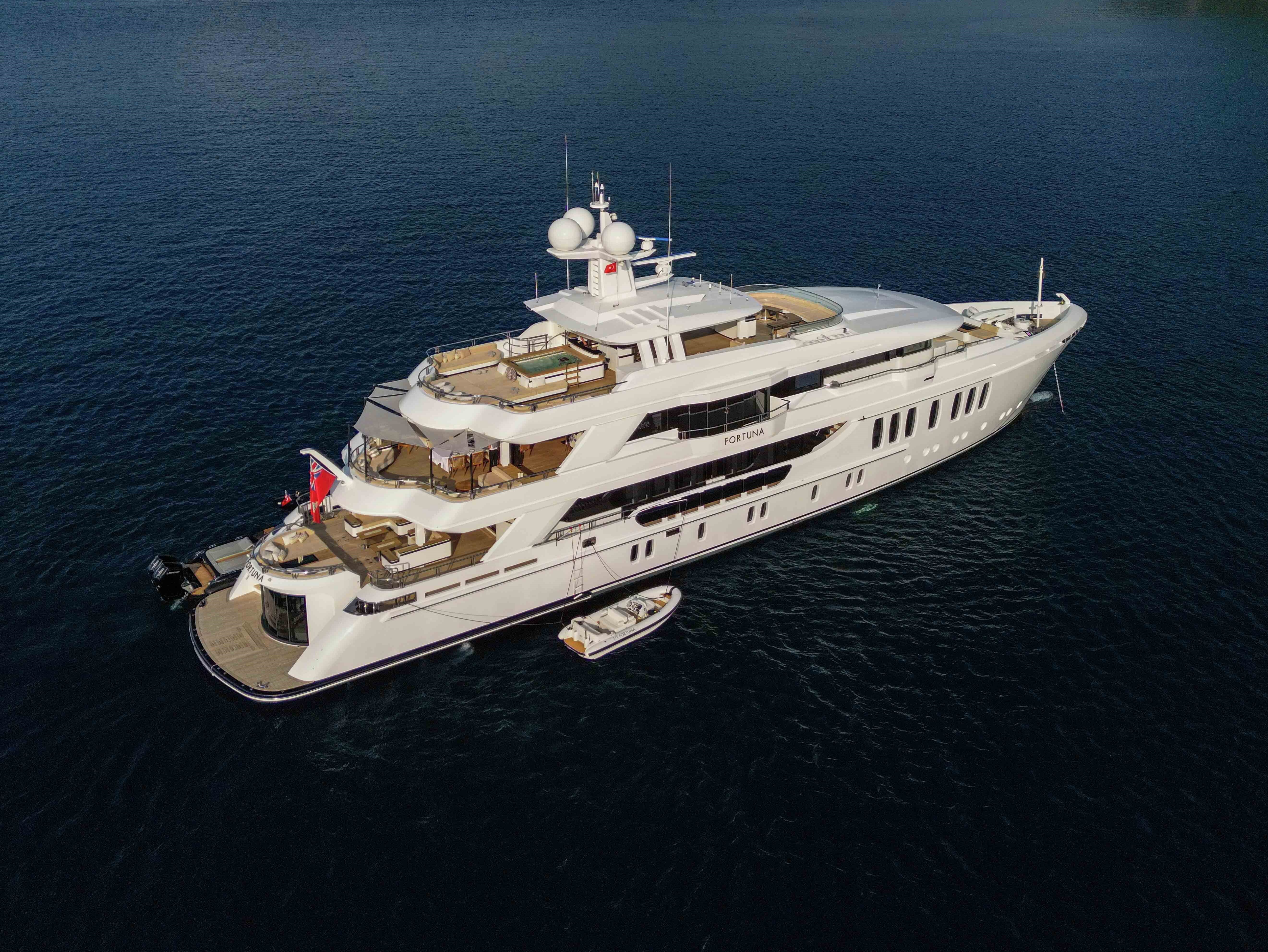 Aboard FORTUNA a 155ft (47.5m) luxury motor yacht for Charter available with Fraser Yachts, built by CMB YACHTS in 2023