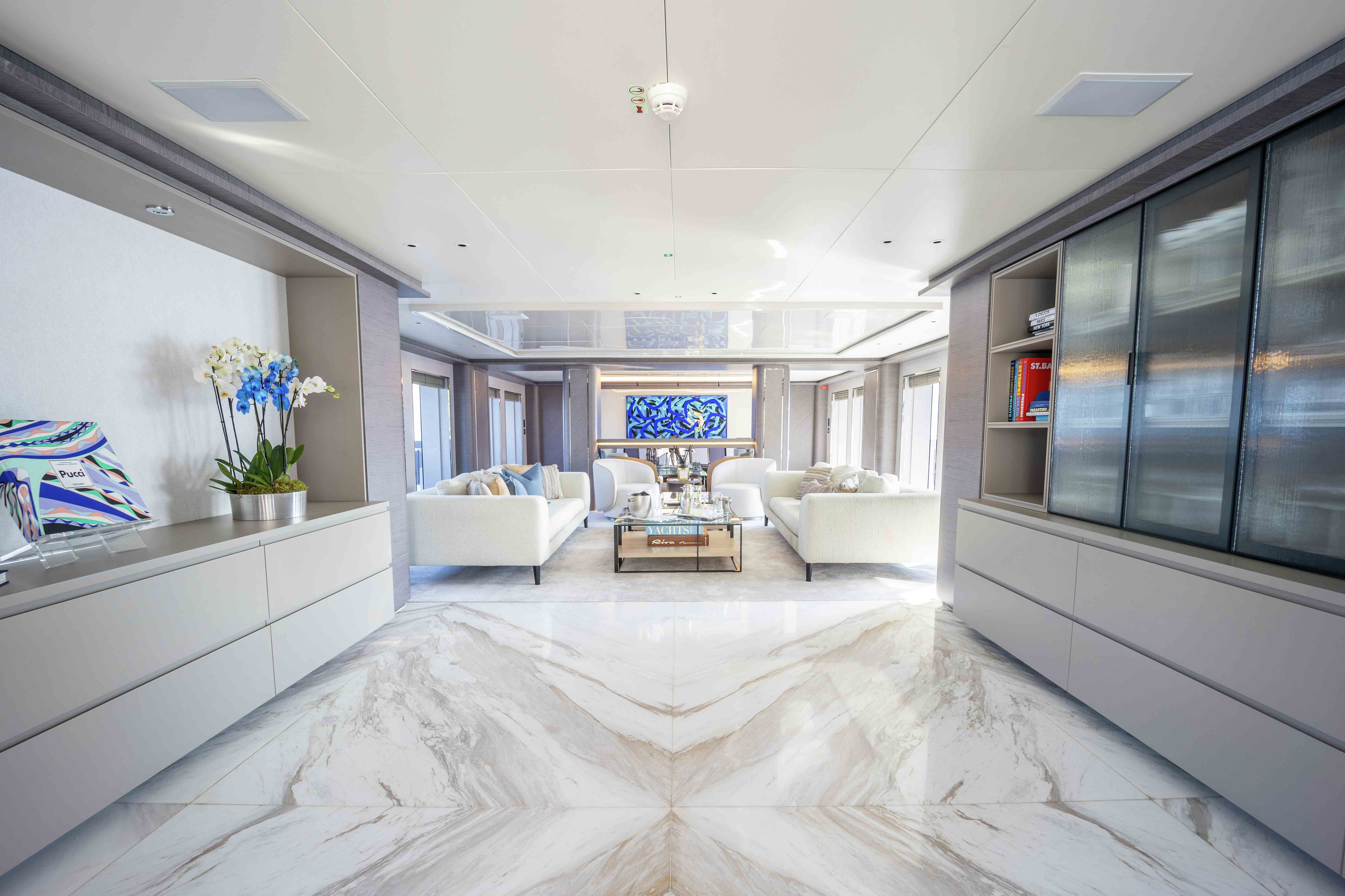 Aboard FORTUNA a 155ft (47.5m) luxury motor yacht for Charter available with Fraser Yachts, built by CMB YACHTS in 2023