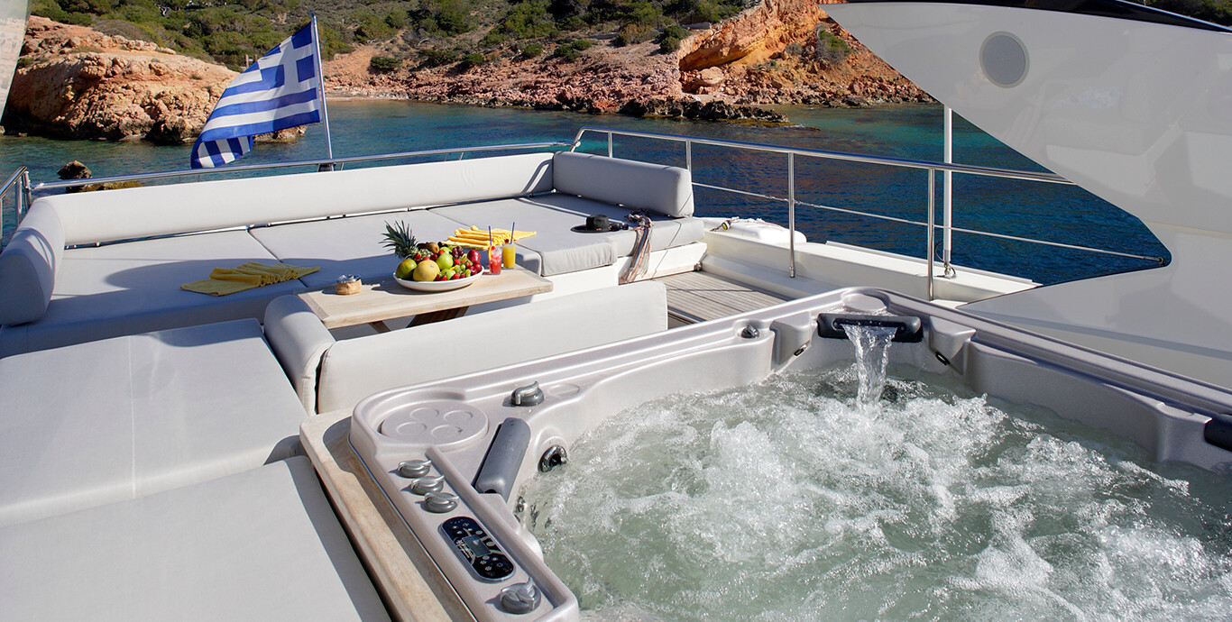 Aboard DRAGON a 121ft (36.88m) luxury motor yacht , built by COUACH in 2010