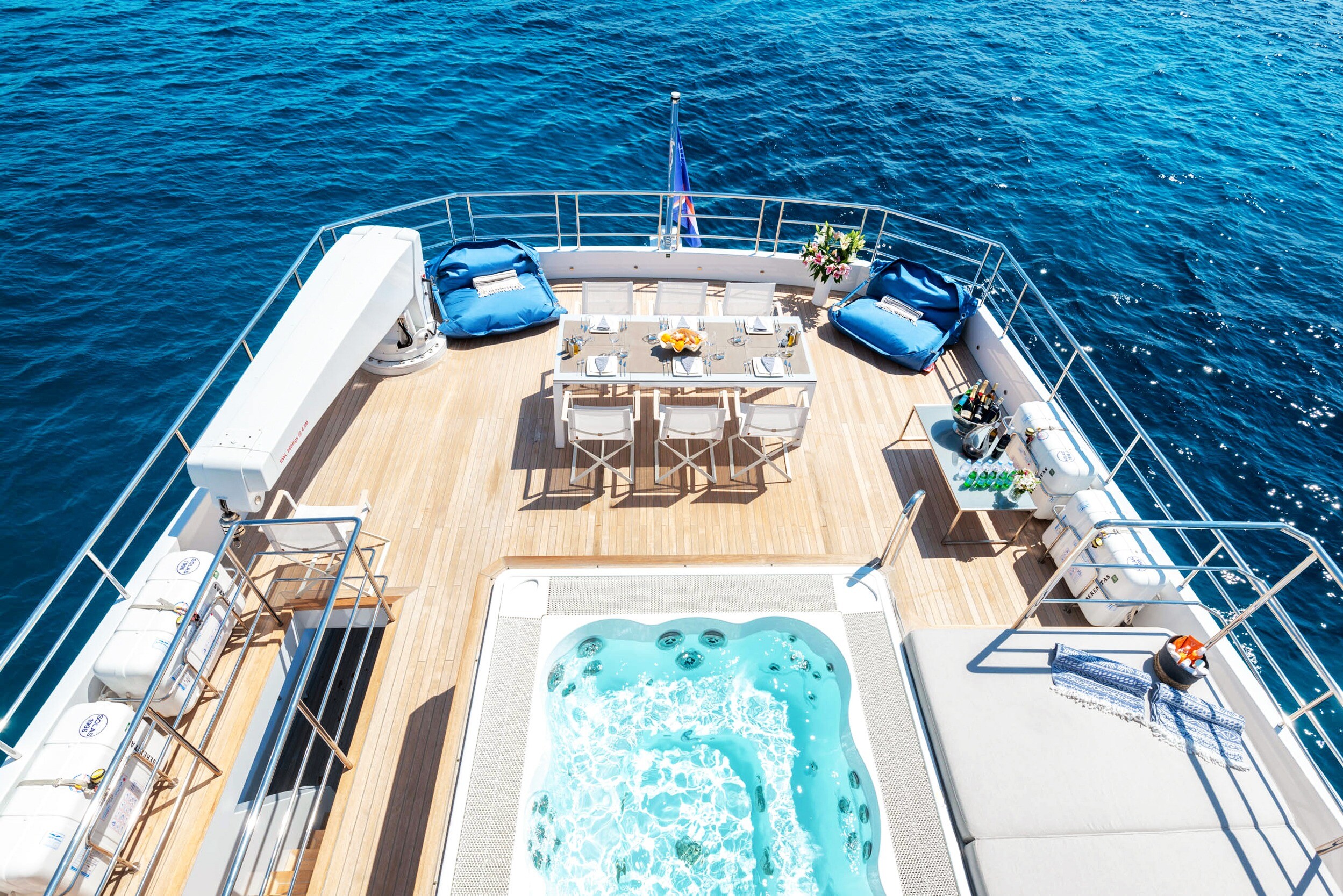 Aboard CURFEW II a 104ft (31.95m) luxury motor yacht , built by MENGI YAY in 2017