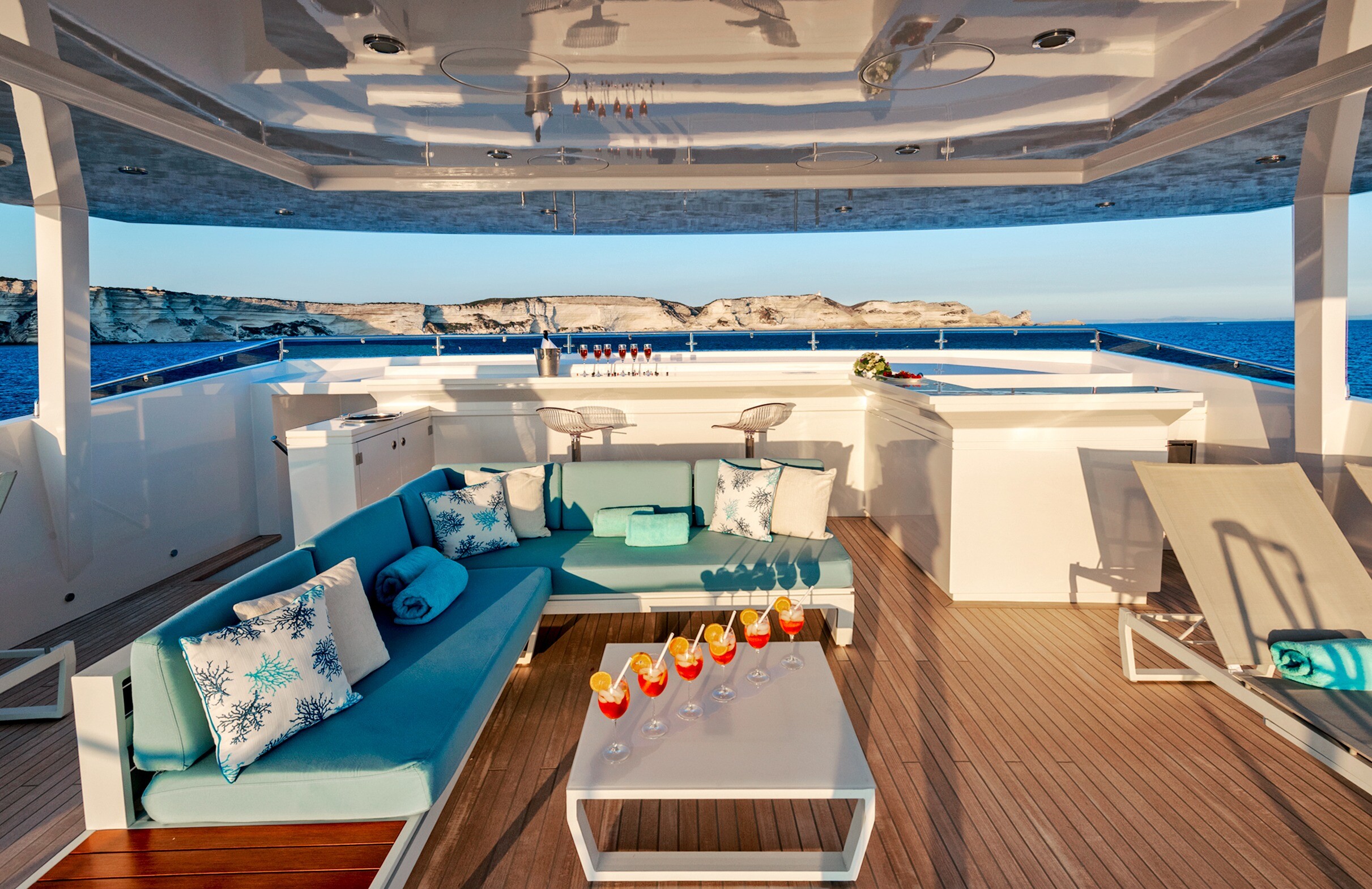 Aboard CURFEW II a 104ft (31.95m) luxury motor yacht , built by MENGI YAY in 2017