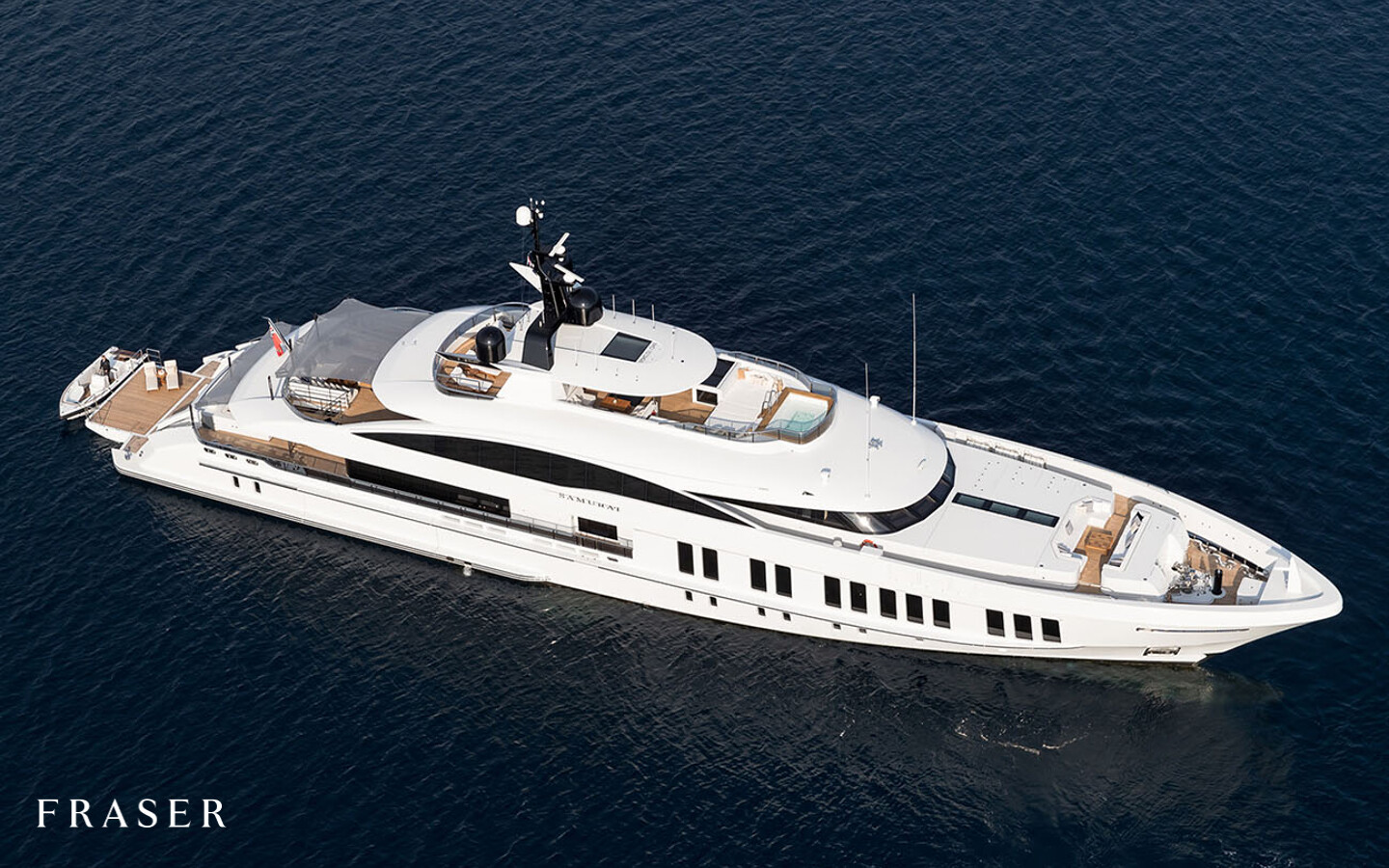 Aboard SAMURAI a 197ft (60.3m) luxury motor yacht , built by ALIA YACHTS in 2016