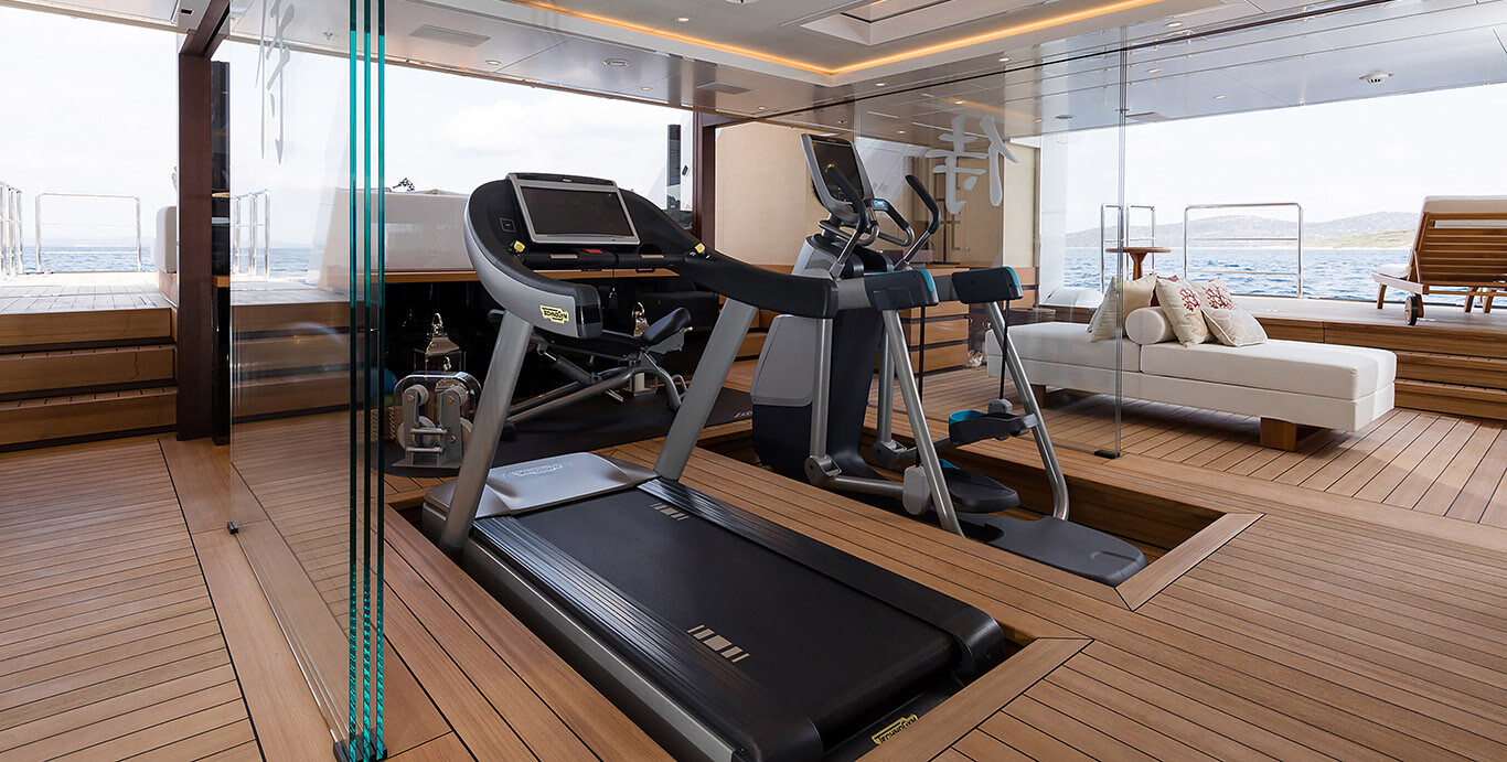 Aboard SAMURAI a 197ft (60.3m) luxury motor yacht , built by ALIA YACHTS in 2016