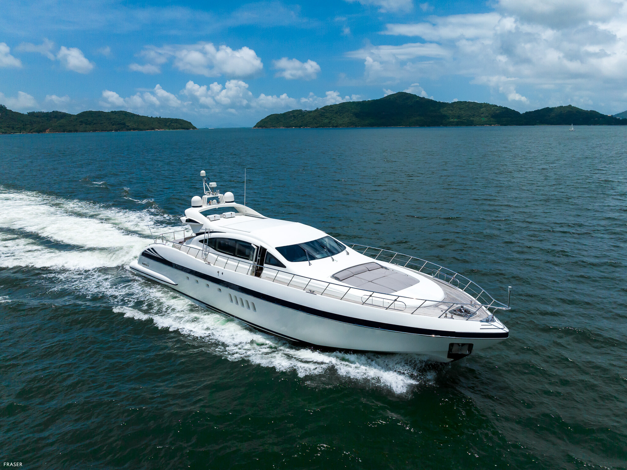 BEAR MARKET motor yacht for sale by FRASER, built by Overmarine