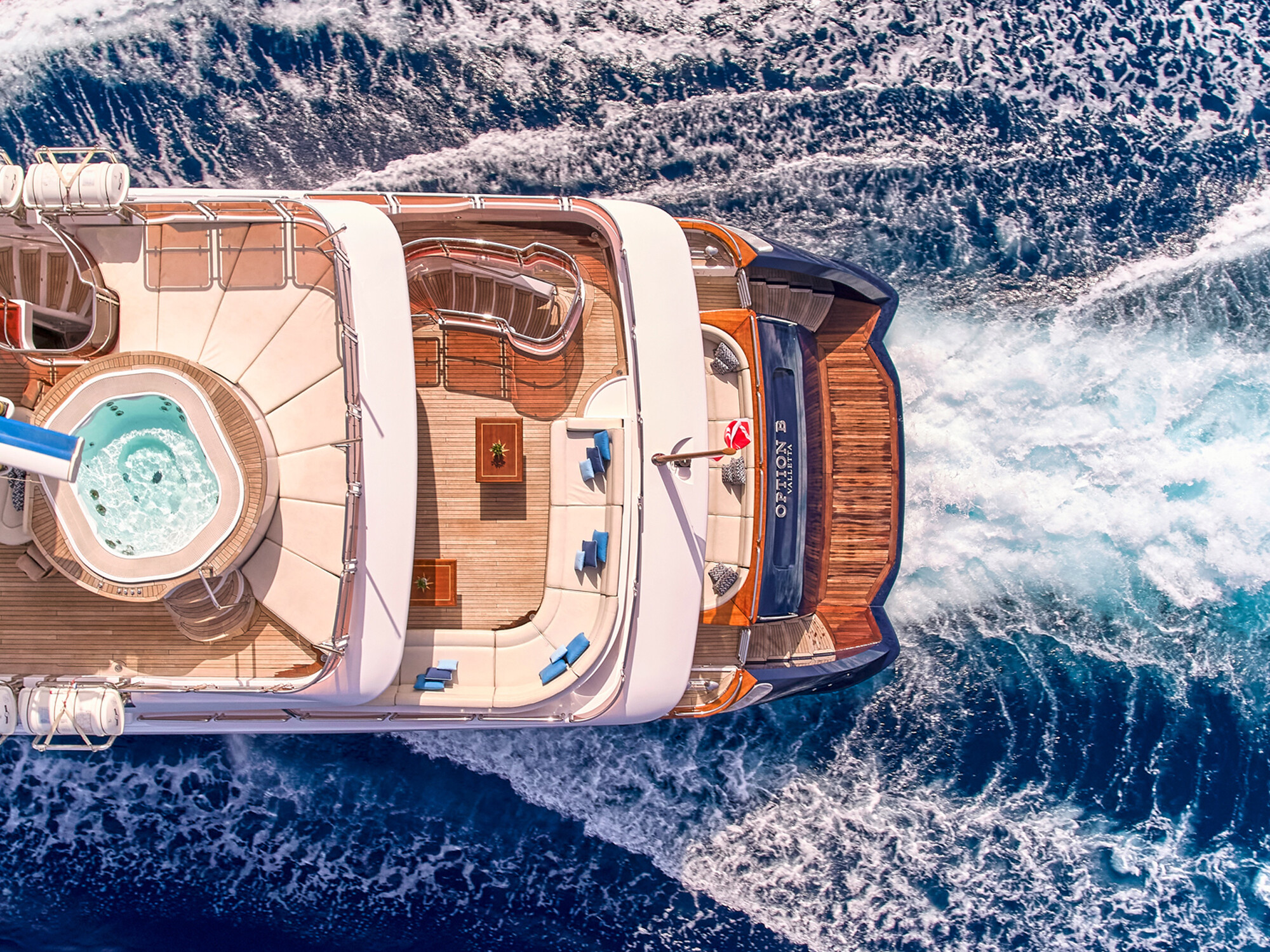 Aboard OPTION B a 121ft (36.88m) luxury motor yacht for Charter available with Fraser Yachts, built by BENETTI in 2012