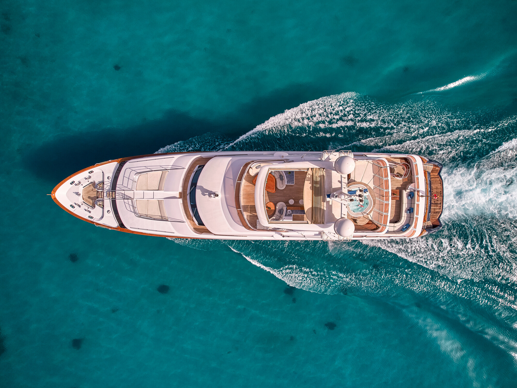 Aboard OPTION B a 121ft (36.88m) luxury motor yacht for Charter available with Fraser Yachts, built by BENETTI in 2012