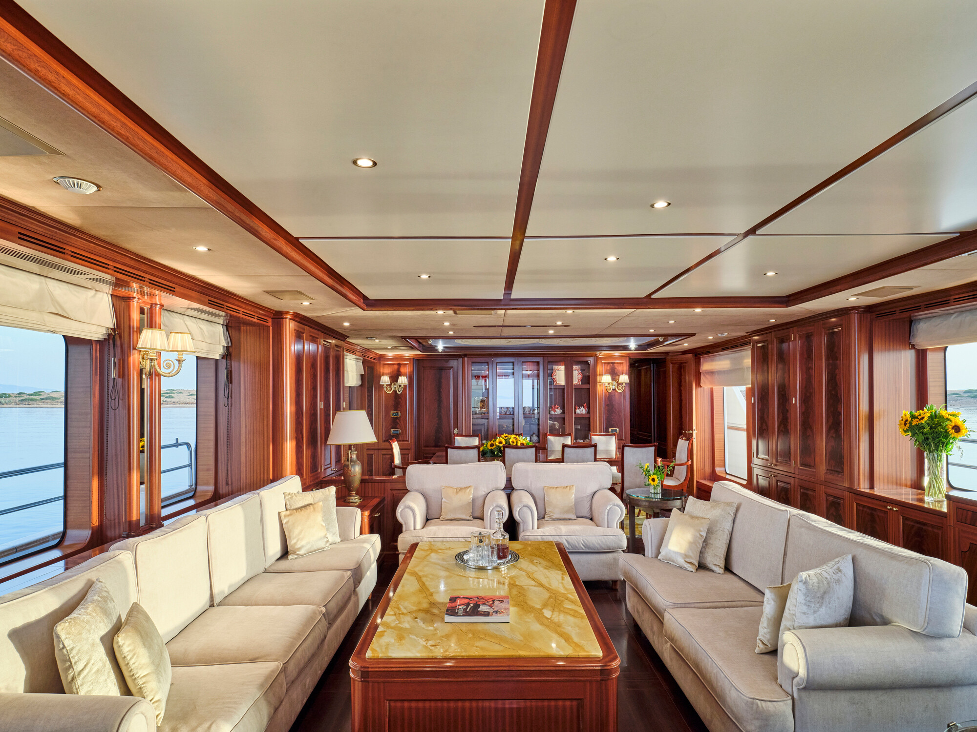 Aboard OPTION B a 121ft (36.88m) luxury motor yacht for Charter available with Fraser Yachts, built by BENETTI in 2012