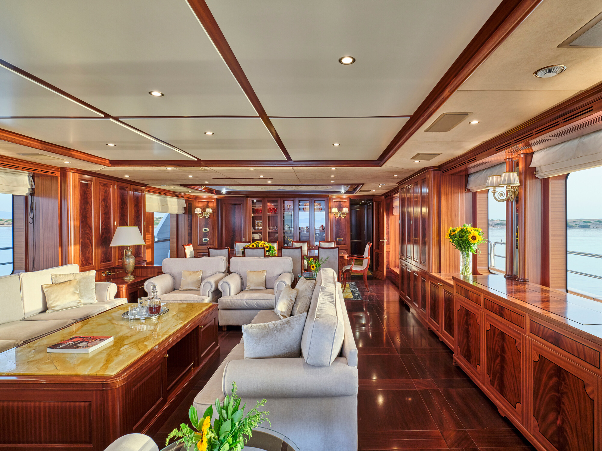 Aboard OPTION B a 121ft (36.88m) luxury motor yacht for Charter available with Fraser Yachts, built by BENETTI in 2012