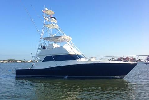 Aboard GAME HOG a 47ft (14.33m) luxury motor yacht , built by VIKING YACHTS in 1996