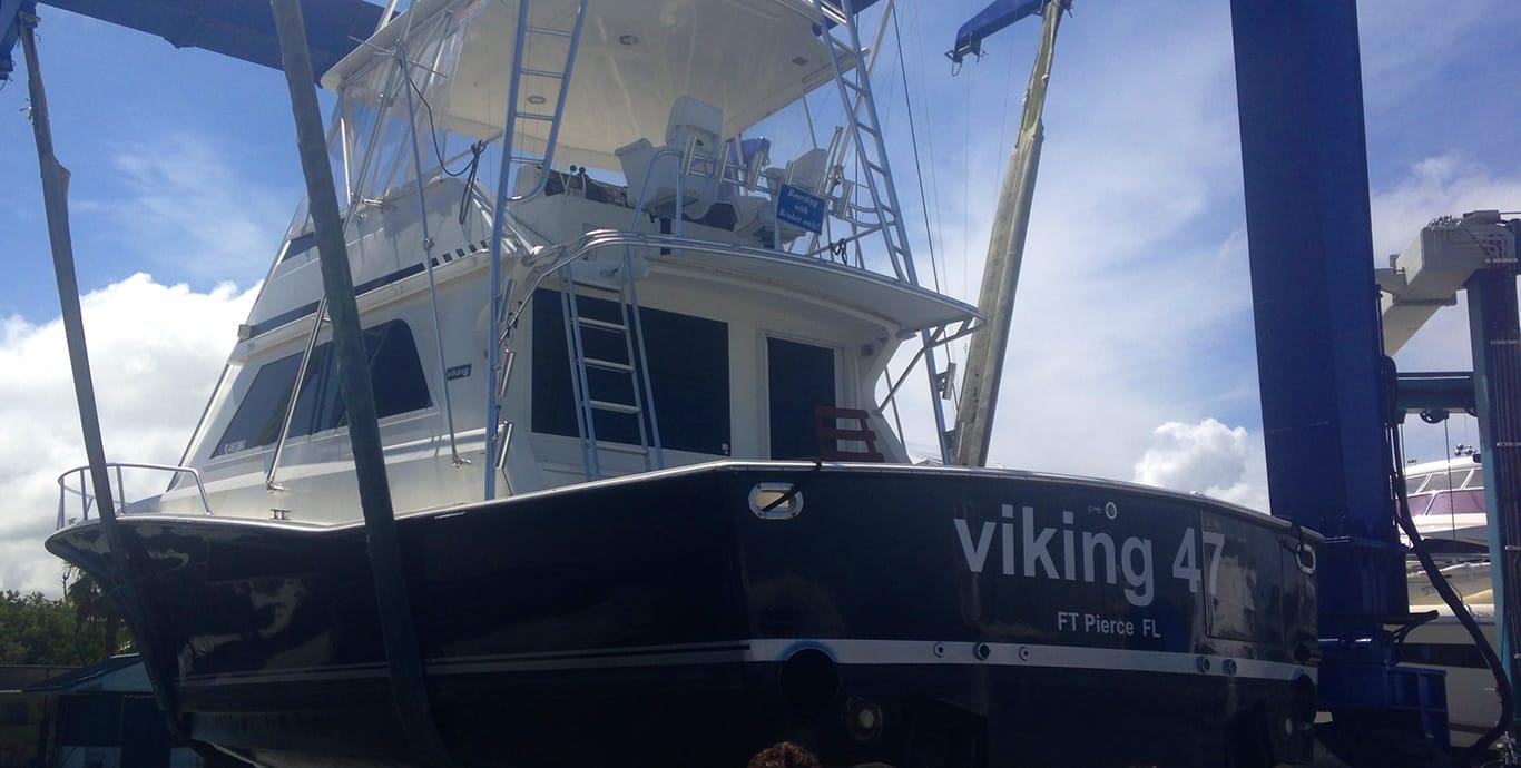 Aboard GAME HOG a 47ft (14.33m) luxury motor yacht , built by VIKING YACHTS in 1996